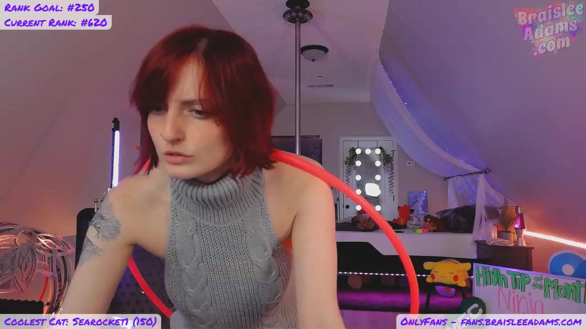Gallery image thumbnail from BraisleeAdams's myfreecams stream on, 11/06/2023, 06:12 image 2 of 20