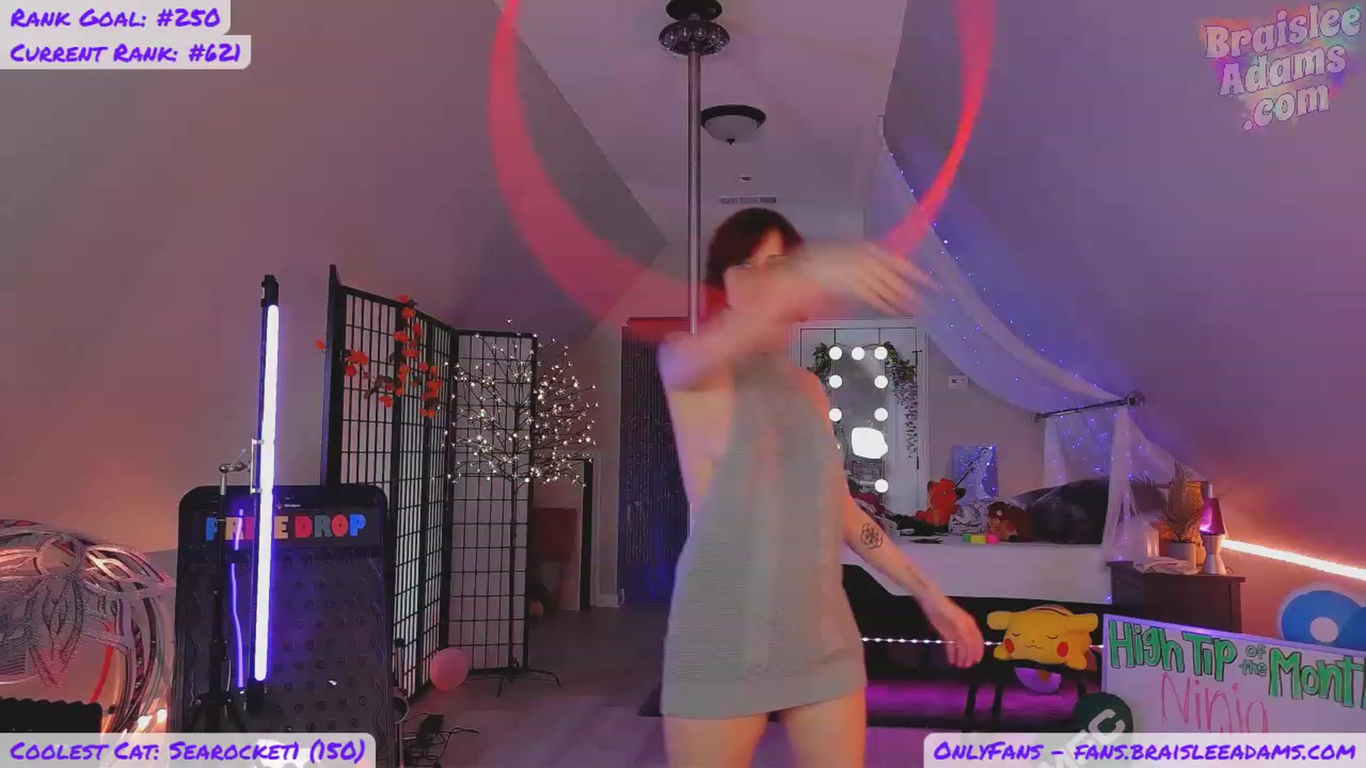 Gallery image thumbnail from BraisleeAdams's myfreecams stream on, 11/06/2023, 06:12 image 1 of 20