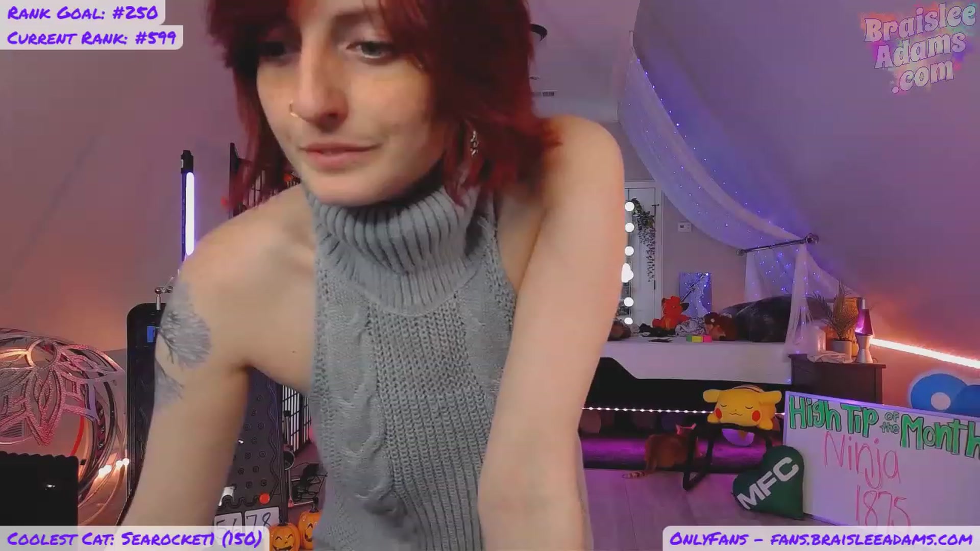 Gallery image thumbnail from BraisleeAdams's myfreecams stream on, 11/06/2023, 06:12 image 16 of 20