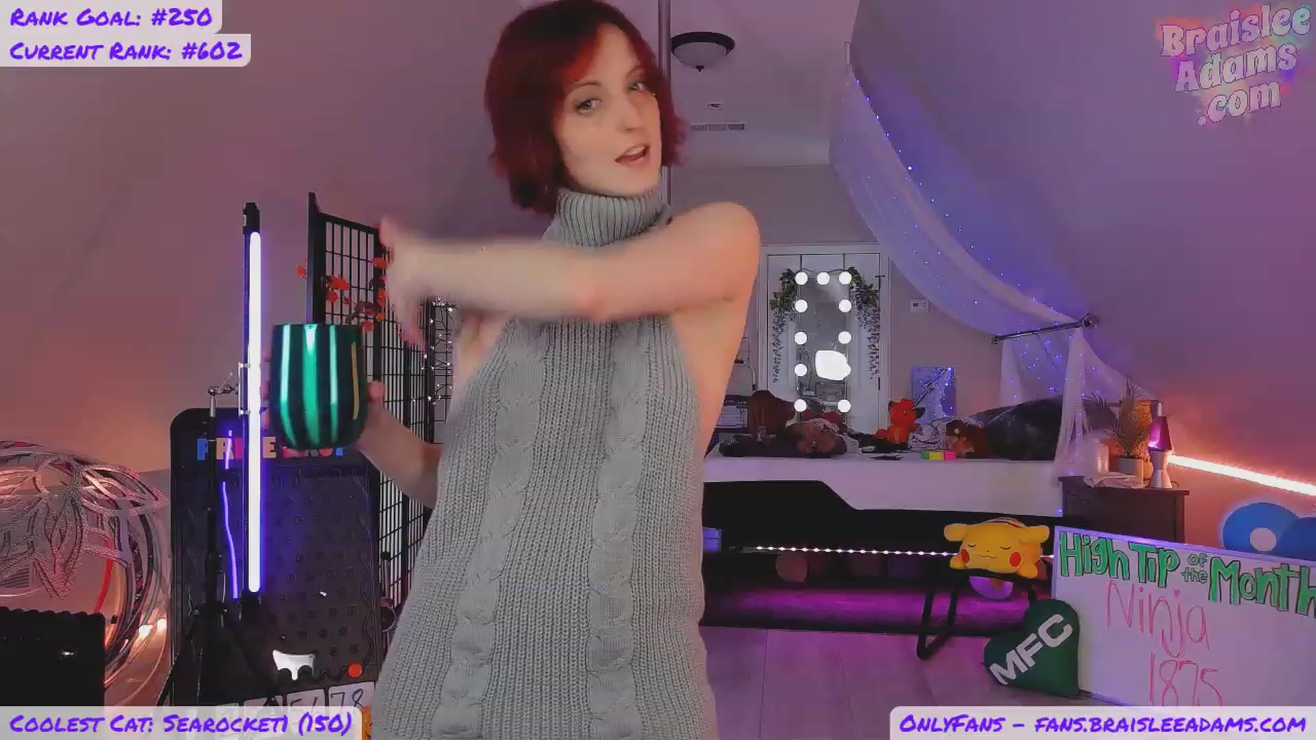 Gallery image thumbnail from BraisleeAdams's myfreecams stream on, 11/06/2023, 06:12 image 12 of 20