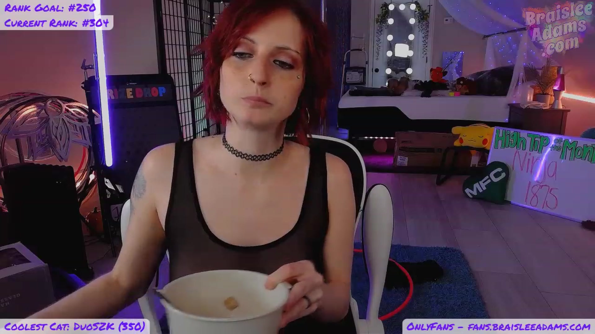 Gallery image thumbnail from BraisleeAdams's myfreecams stream on, 11/23/2023, 05:49 image 18 of 20