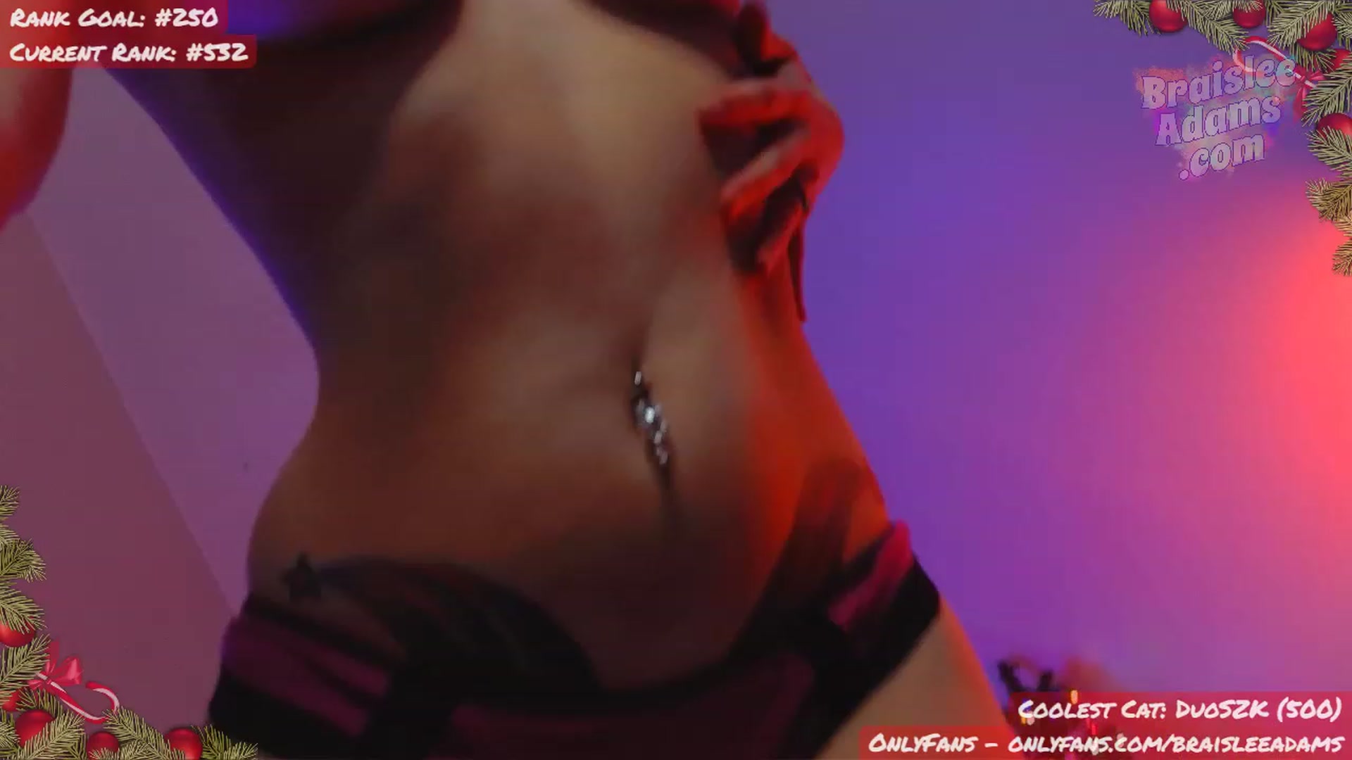 Gallery image thumbnail from BraisleeAdams's myfreecams stream on, 12/18/2023, 04:15 image 17 of 20