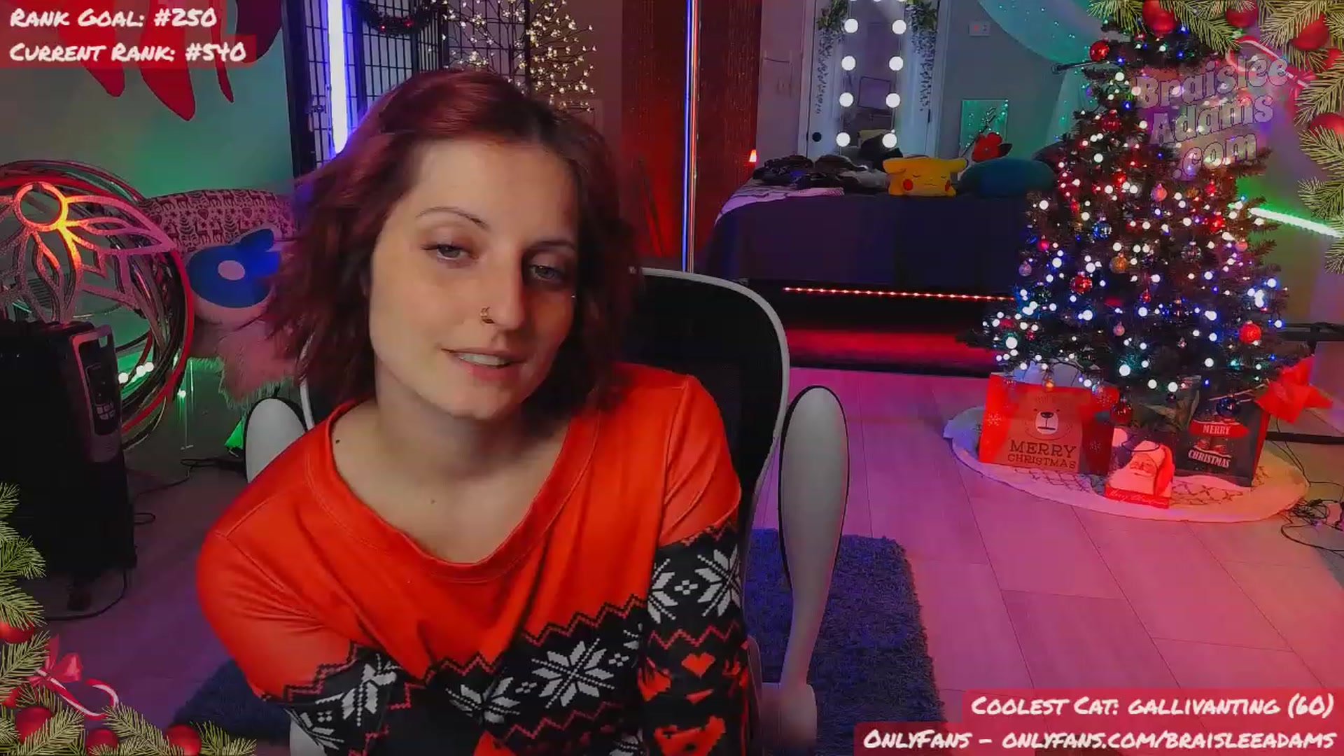 Gallery image thumbnail from BraisleeAdams's myfreecams stream on, 12/18/2023, 04:15 image 3 of 20