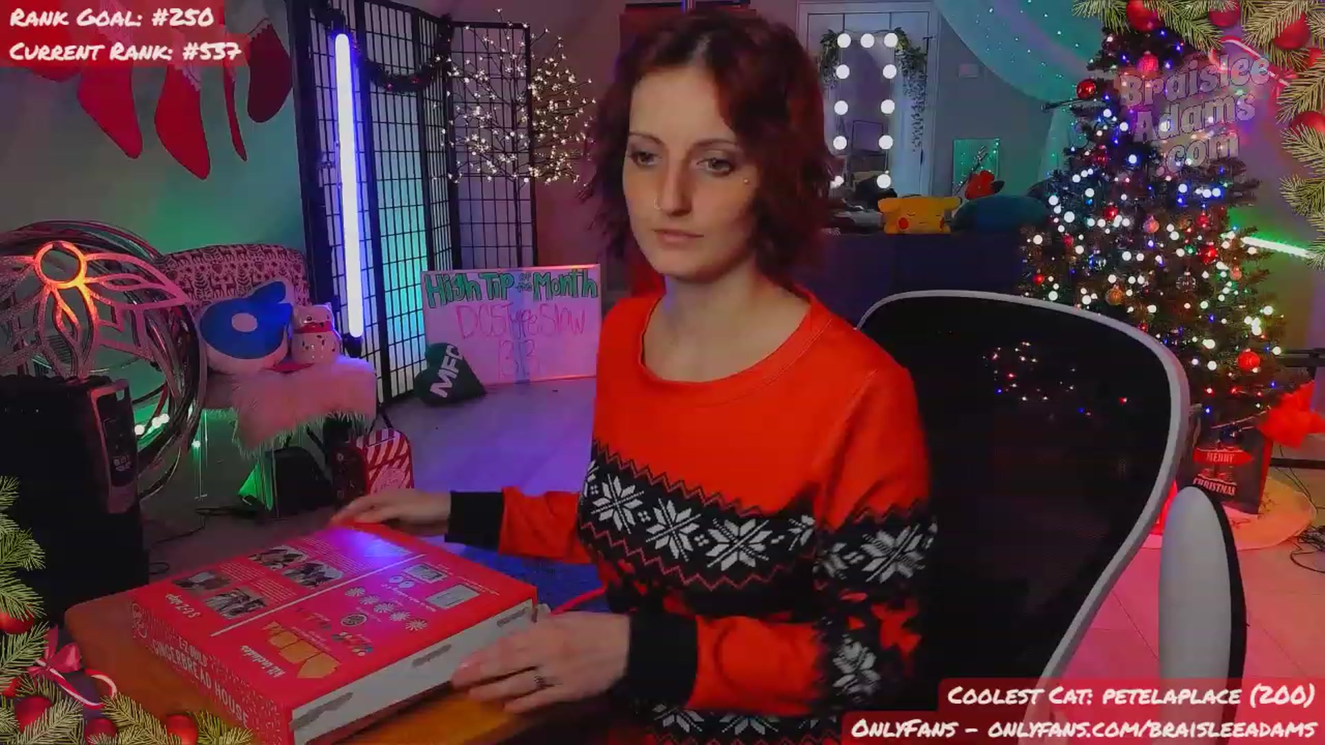 Gallery image thumbnail from BraisleeAdams's myfreecams stream on, 12/18/2023, 04:15 image 14 of 20