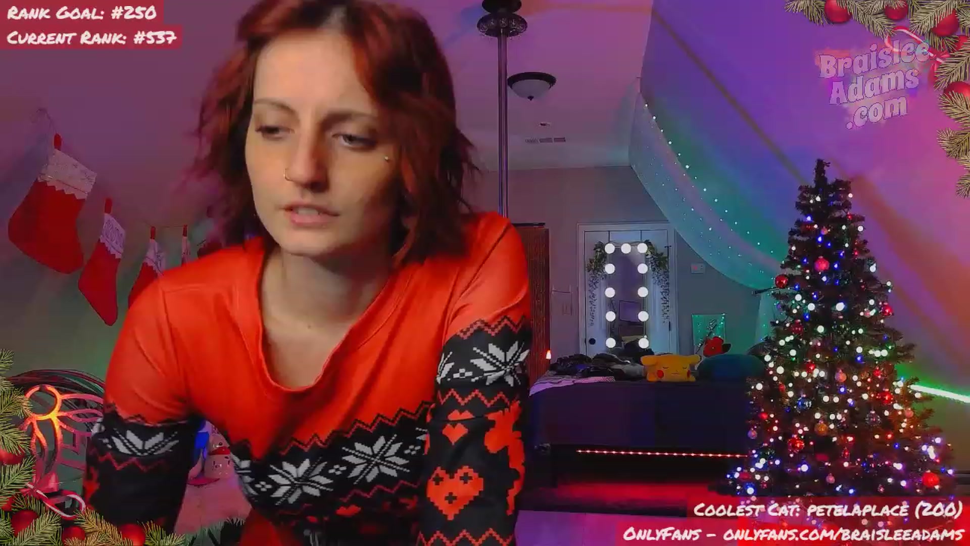 Gallery image thumbnail from BraisleeAdams's myfreecams stream on, 12/18/2023, 04:15 image 13 of 20