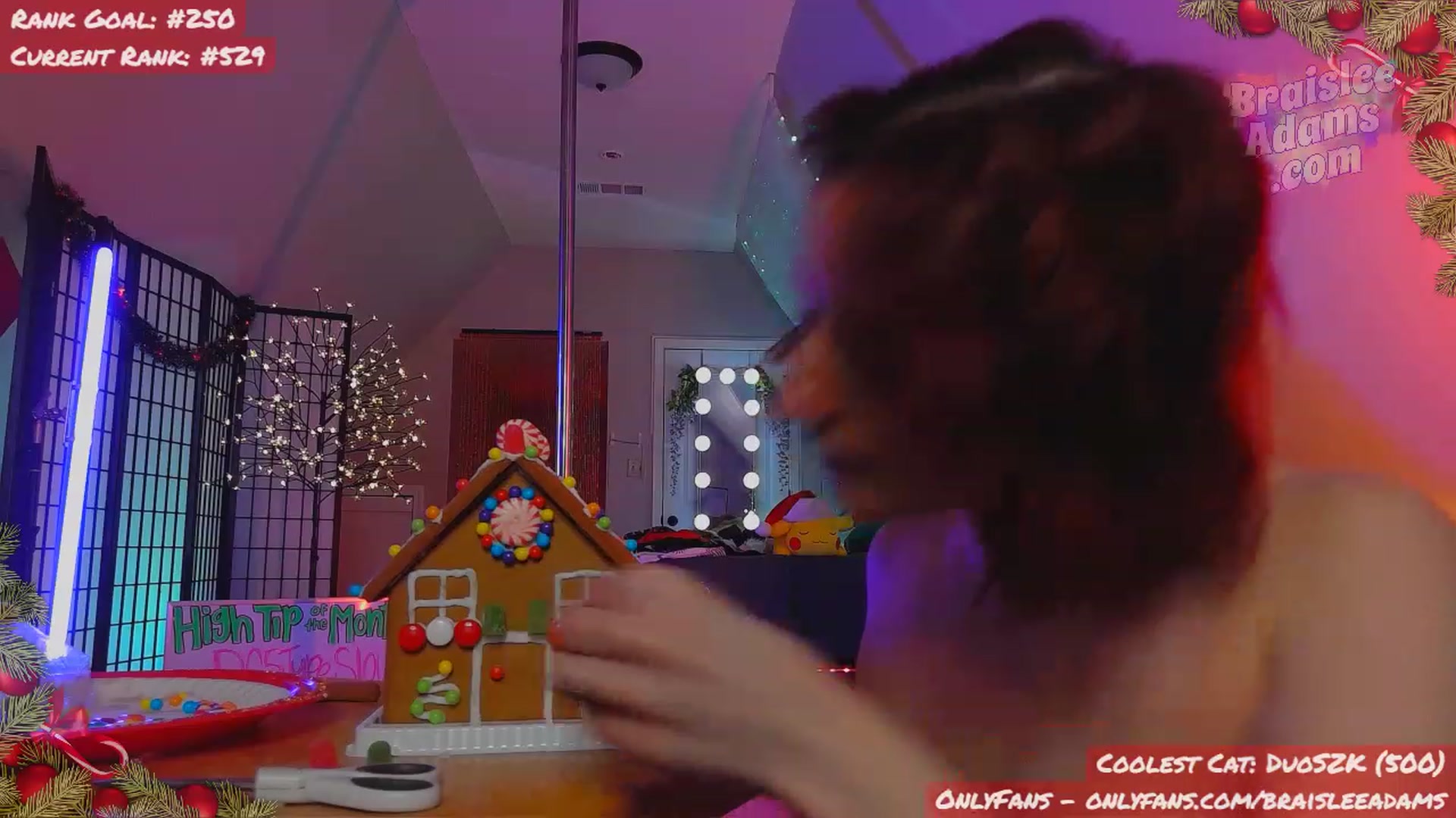Gallery image thumbnail from BraisleeAdams's myfreecams stream on, 12/18/2023, 06:35 image 14 of 20