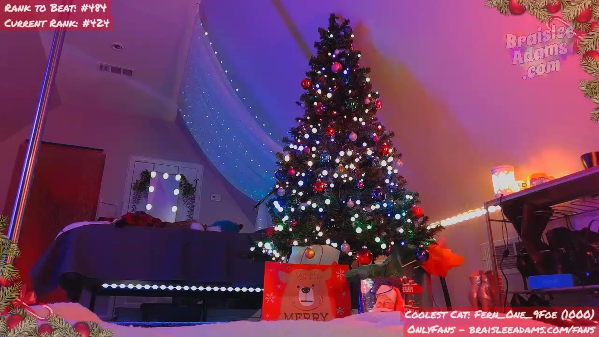 Gallery image thumbnail from BraisleeAdams's myfreecams stream on, 12/25/2023, 07:43 image 14 of 20