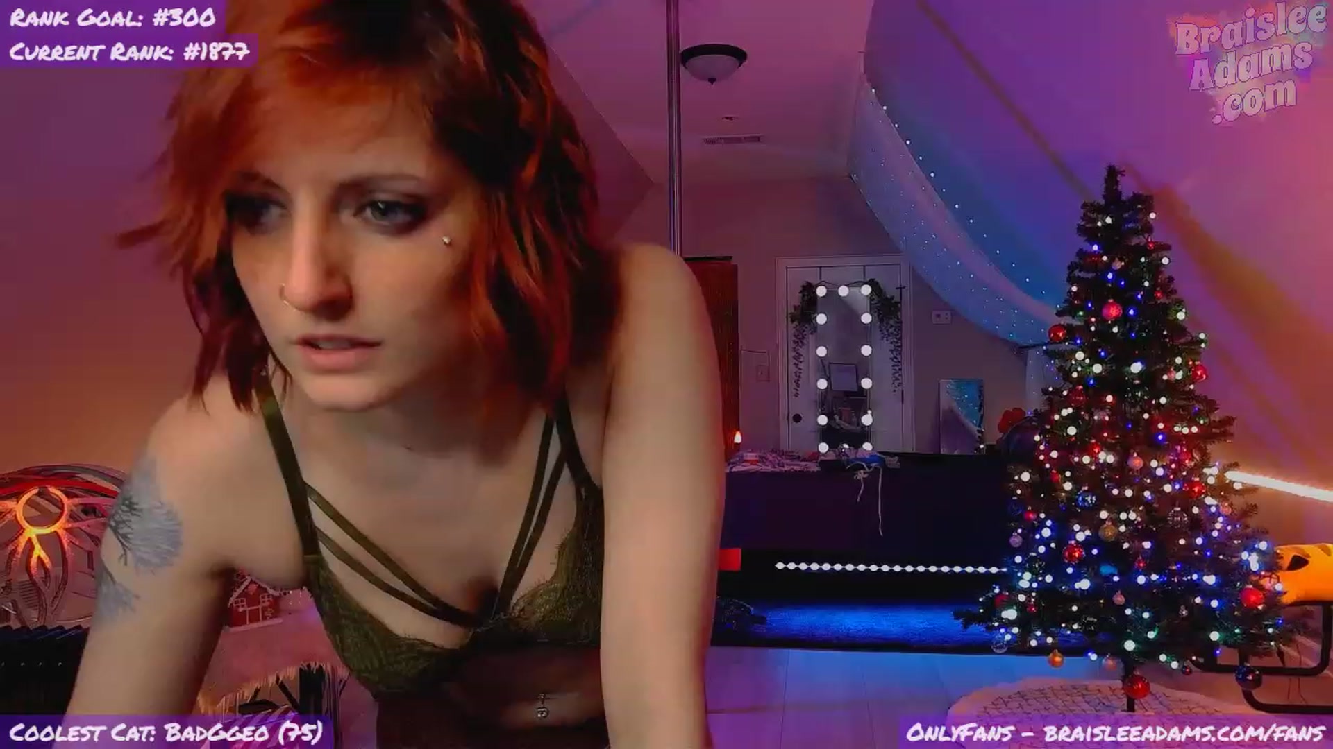 Gallery image thumbnail from BraisleeAdams's myfreecams stream on, 01/03/2024, 05:00 image 12 of 20