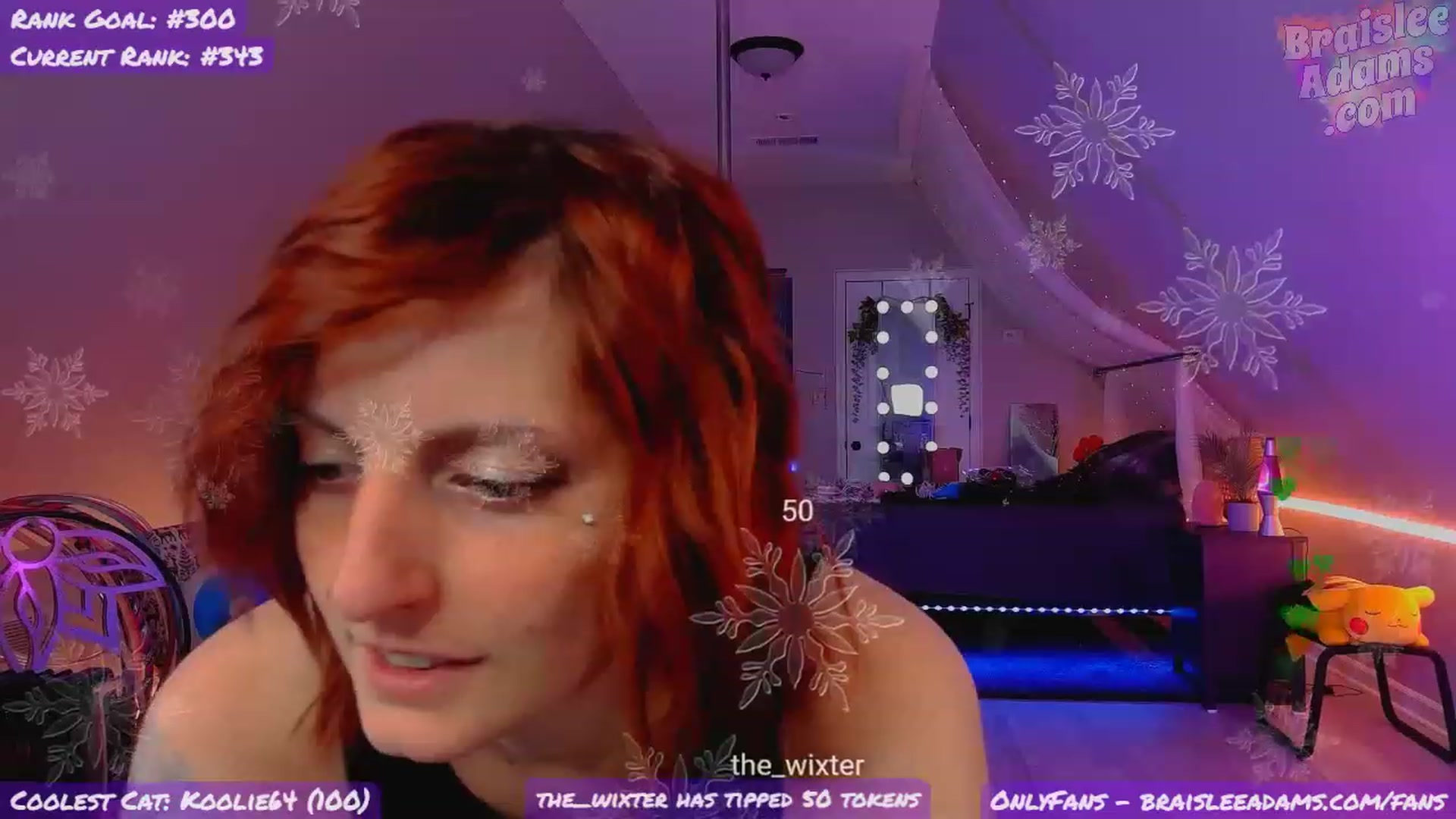 Gallery image thumbnail from BraisleeAdams's myfreecams stream on, 01/05/2024, 06:39 image 5 of 20