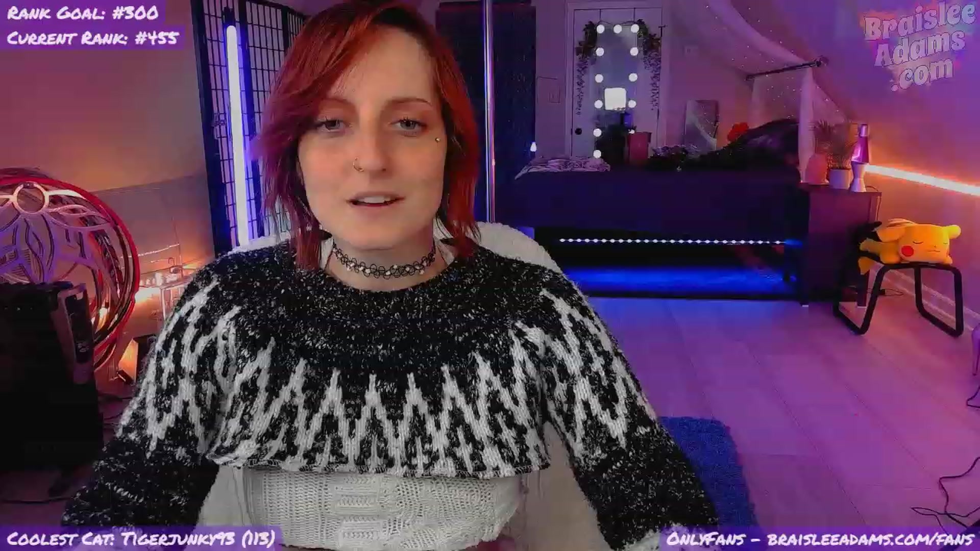 Gallery image thumbnail from BraisleeAdams's myfreecams stream on, 01/11/2024, 04:42 image 19 of 20