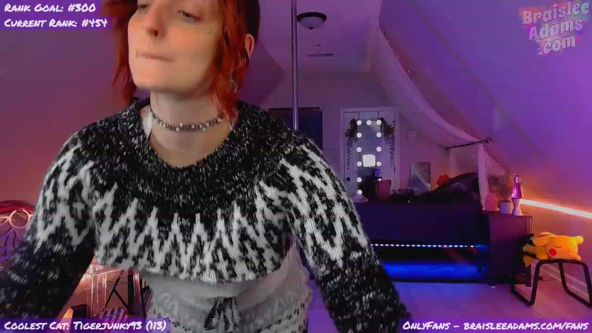 Gallery image thumbnail from BraisleeAdams's myfreecams stream on, 01/11/2024, 04:42 image 17 of 20