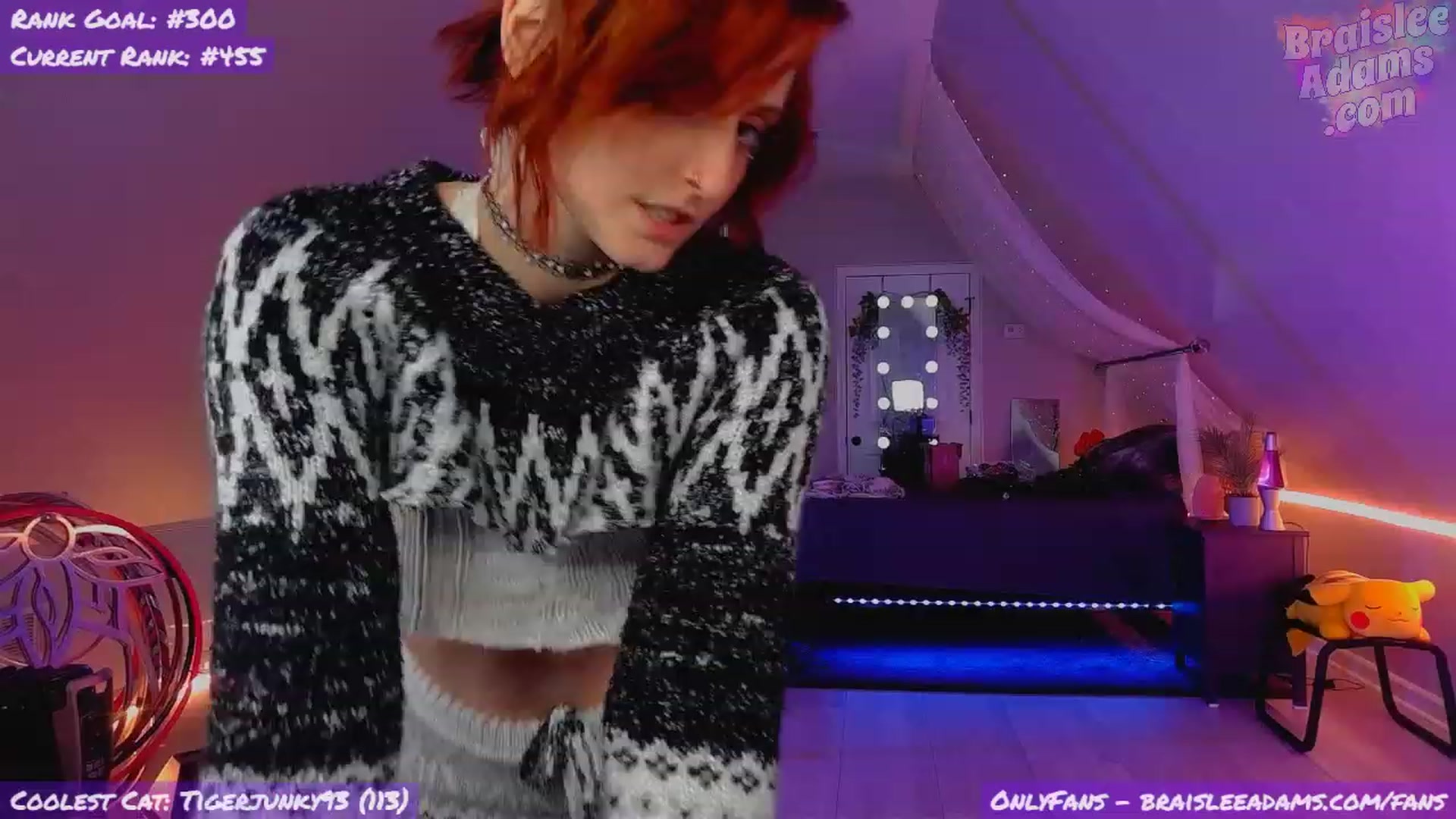 Gallery image thumbnail from BraisleeAdams's myfreecams stream on, 01/11/2024, 04:42 image 7 of 20