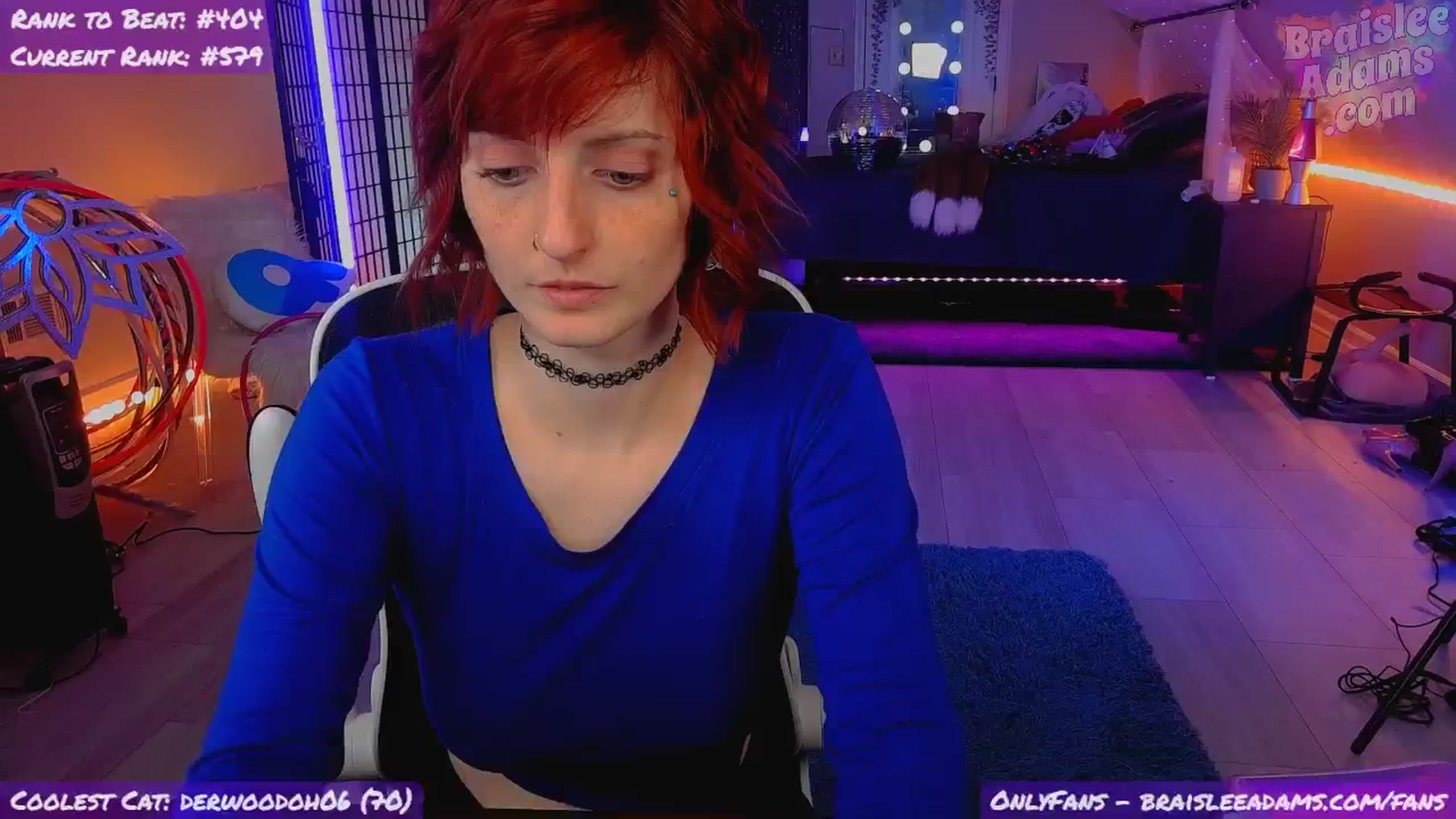 Gallery image thumbnail from BraisleeAdams's myfreecams stream on, 02/19/2024, 05:39 image 7 of 20
