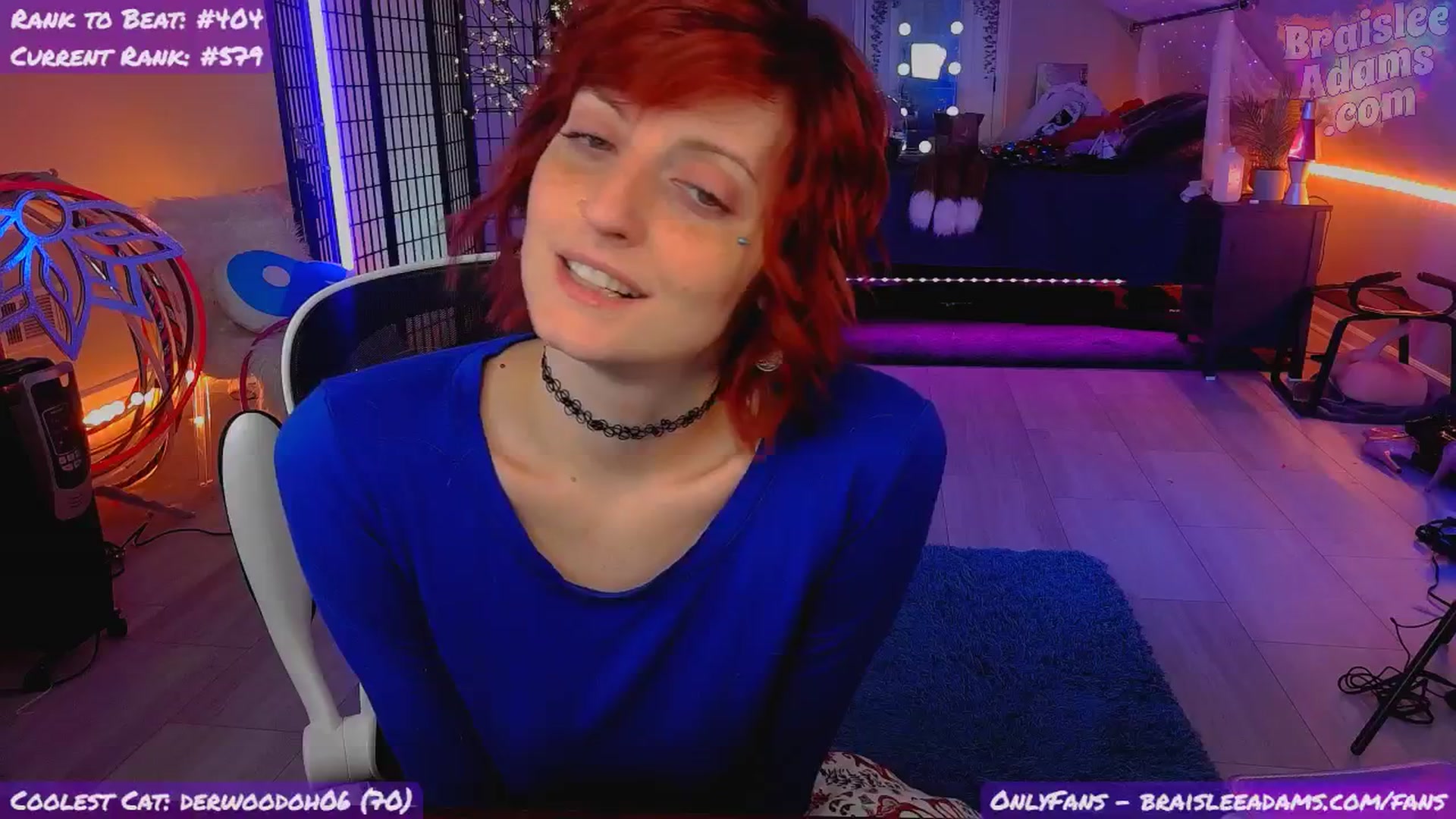 Gallery image thumbnail from BraisleeAdams's myfreecams stream on, 02/19/2024, 05:39 image 8 of 20