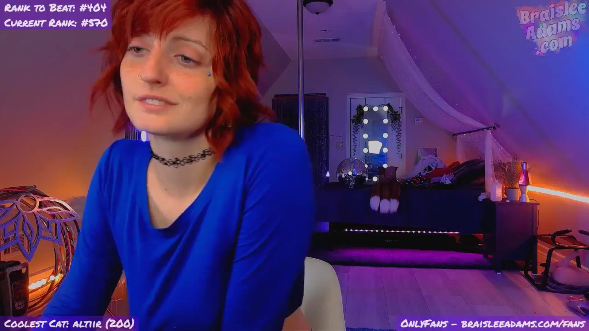 Gallery image thumbnail from BraisleeAdams's myfreecams stream on, 02/19/2024, 05:39 image 18 of 20