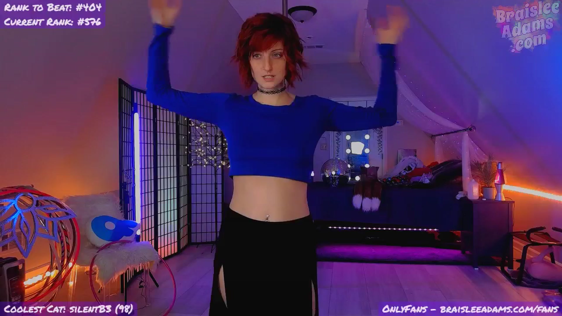 Gallery image thumbnail from BraisleeAdams's myfreecams stream on, 02/19/2024, 05:39 image 10 of 20