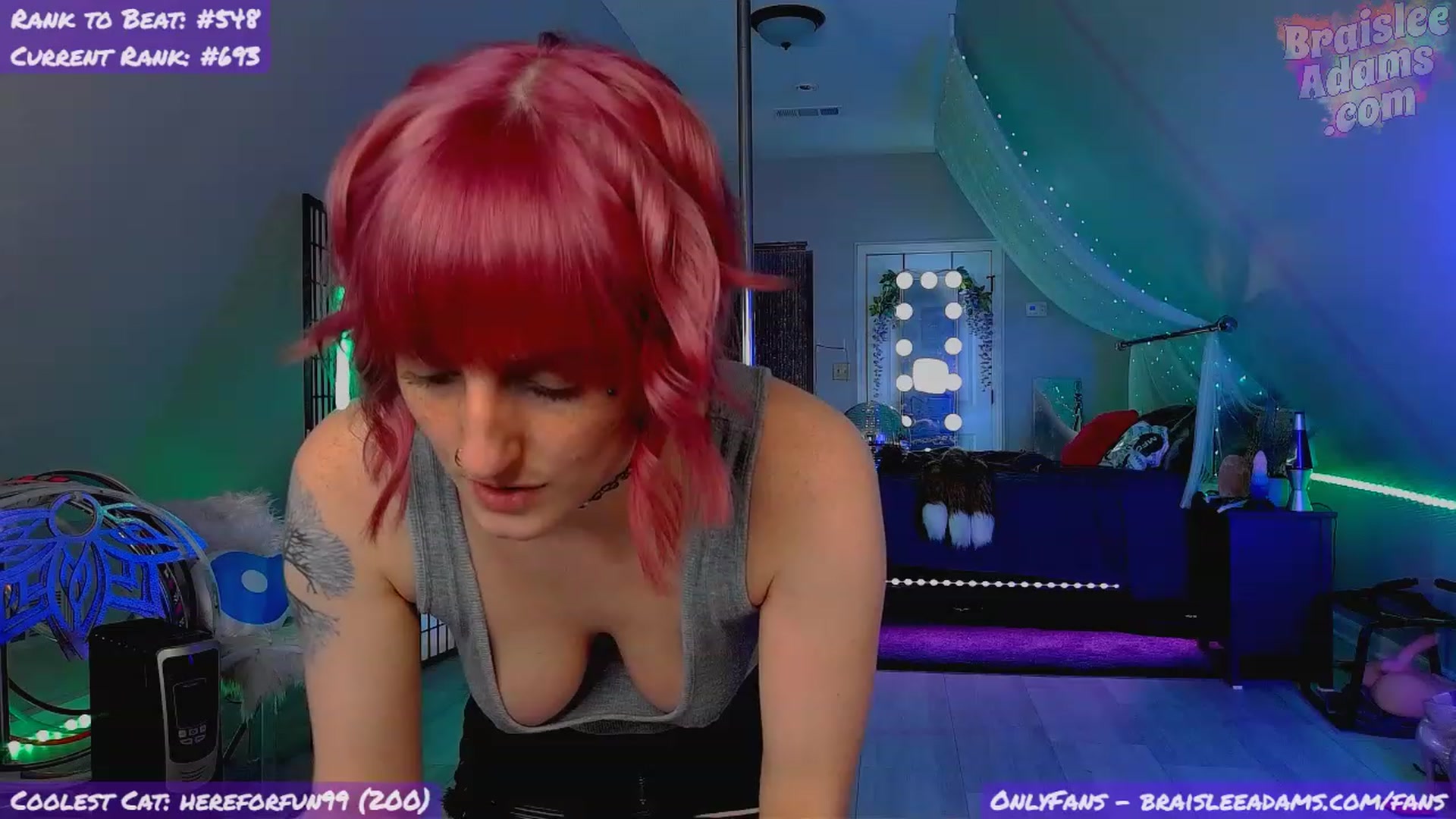 Gallery image thumbnail from BraisleeAdams's myfreecams stream on, 03/16/2024, 21:00 image 10 of 20
