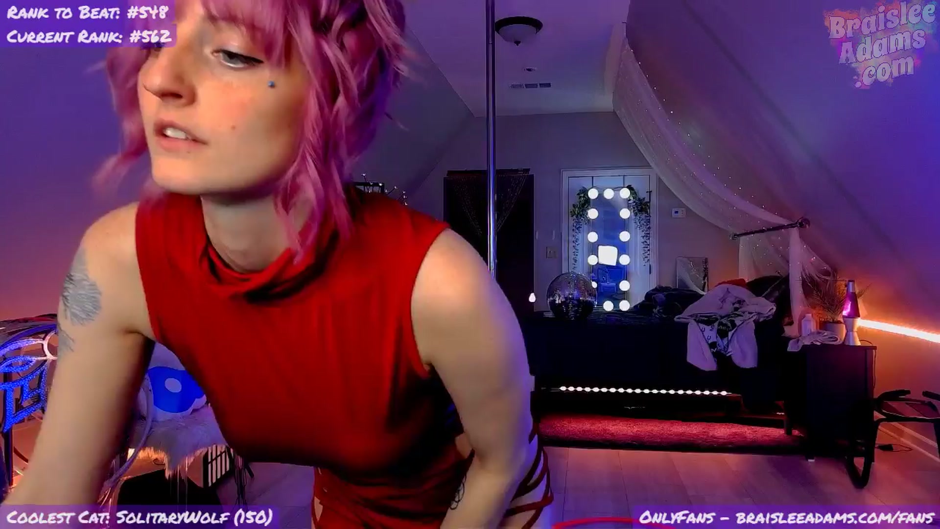 Gallery image thumbnail from BraisleeAdams's myfreecams stream on, 03/30/2024, 22:31 image 8 of 20