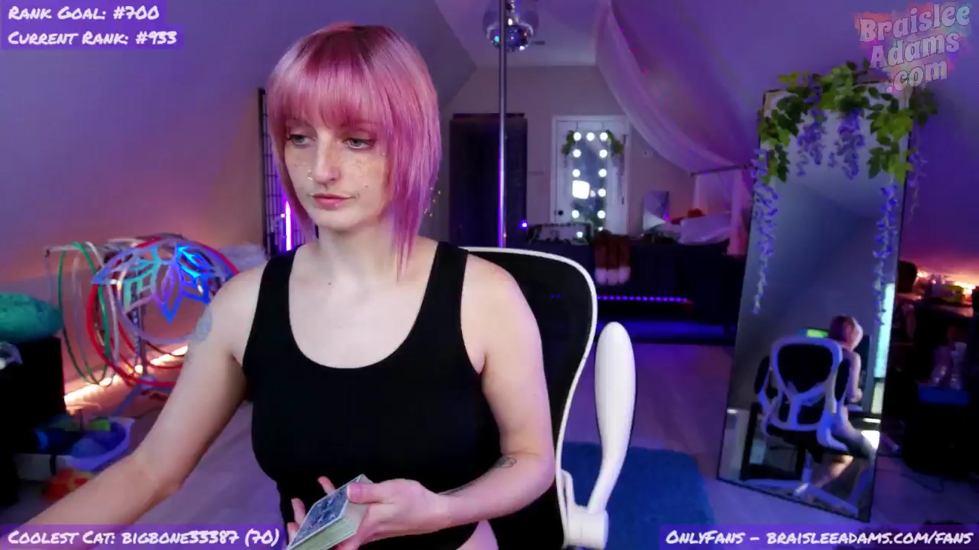 Gallery image thumbnail from BraisleeAdams's myfreecams stream on, 08/10/2024, 20:57 image 2 of 20