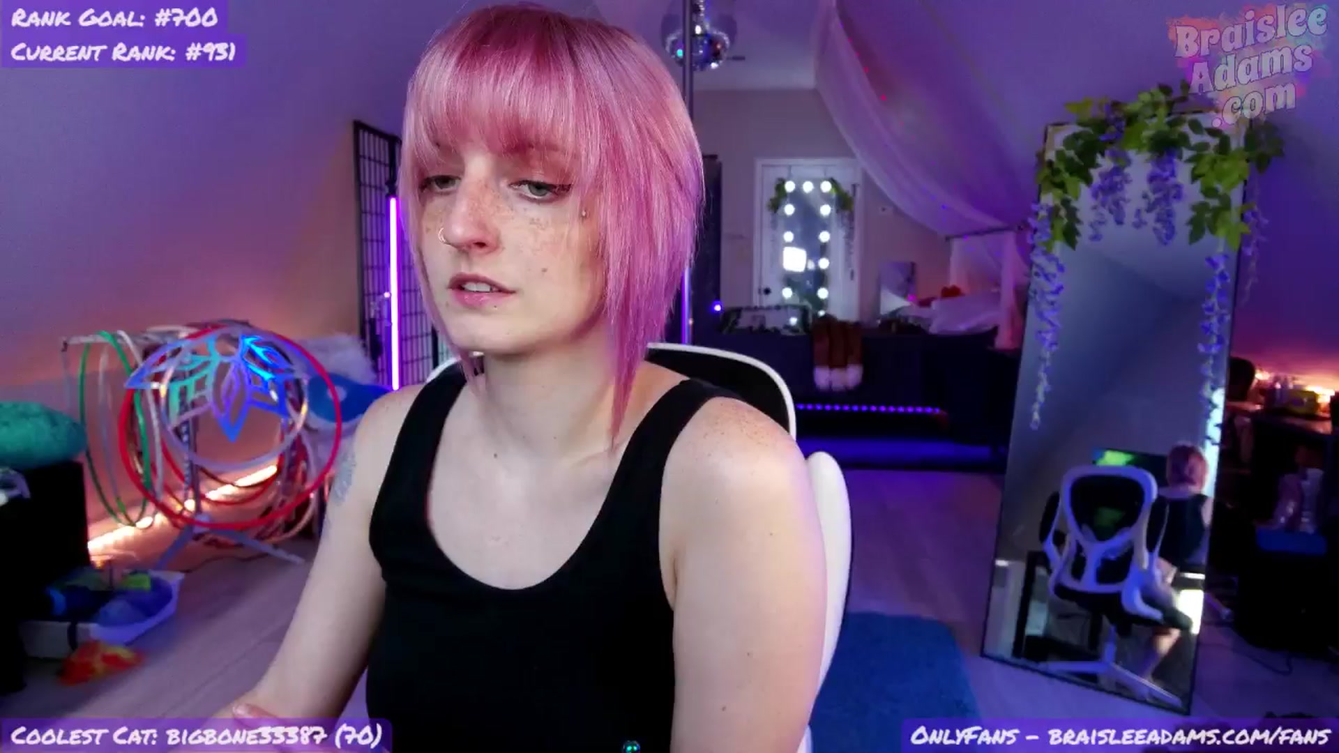Gallery image thumbnail from BraisleeAdams's myfreecams stream on, 08/10/2024, 20:57 image 4 of 20