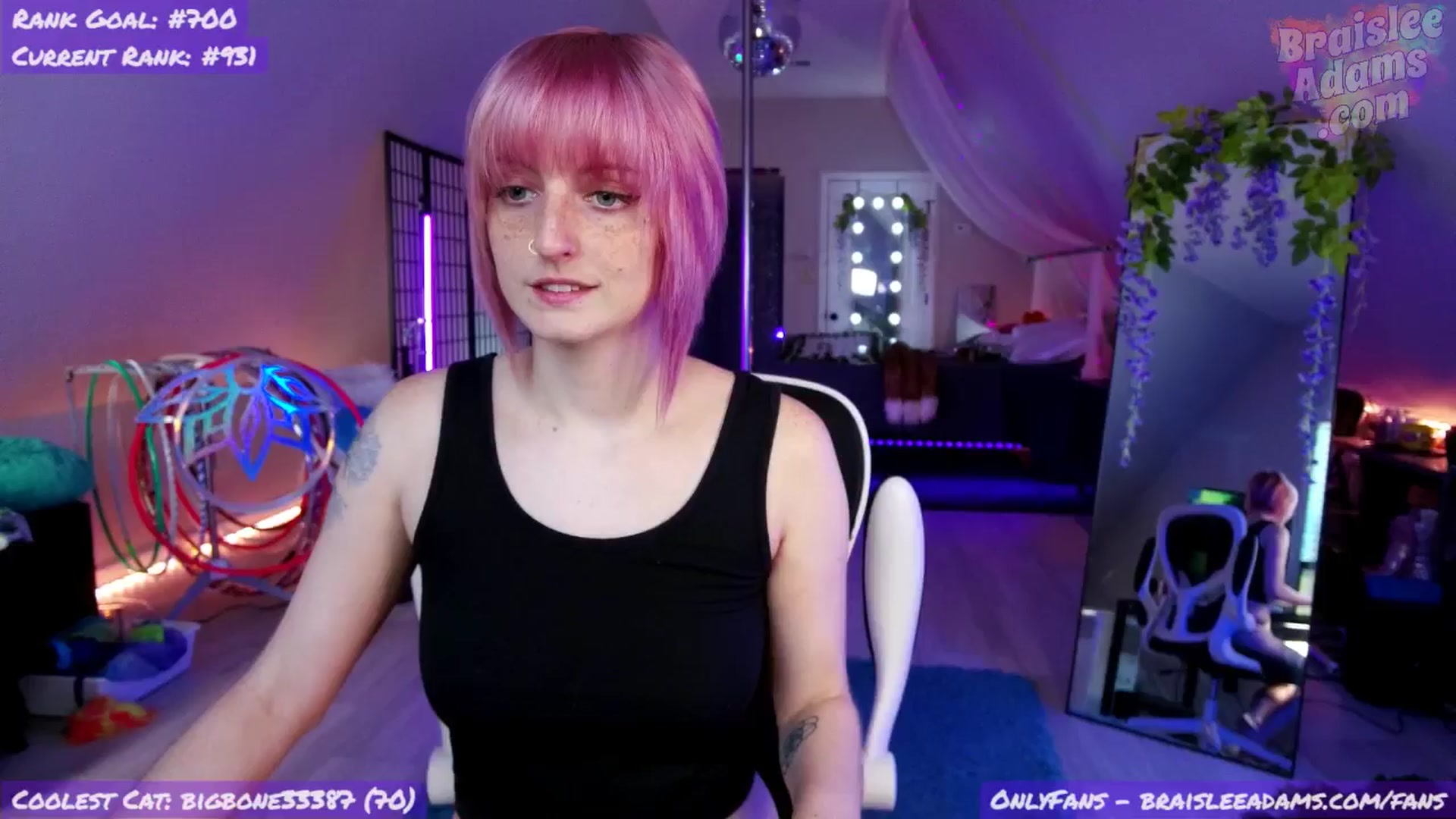 Gallery image thumbnail from BraisleeAdams's myfreecams stream on, 08/10/2024, 20:57 image 3 of 20