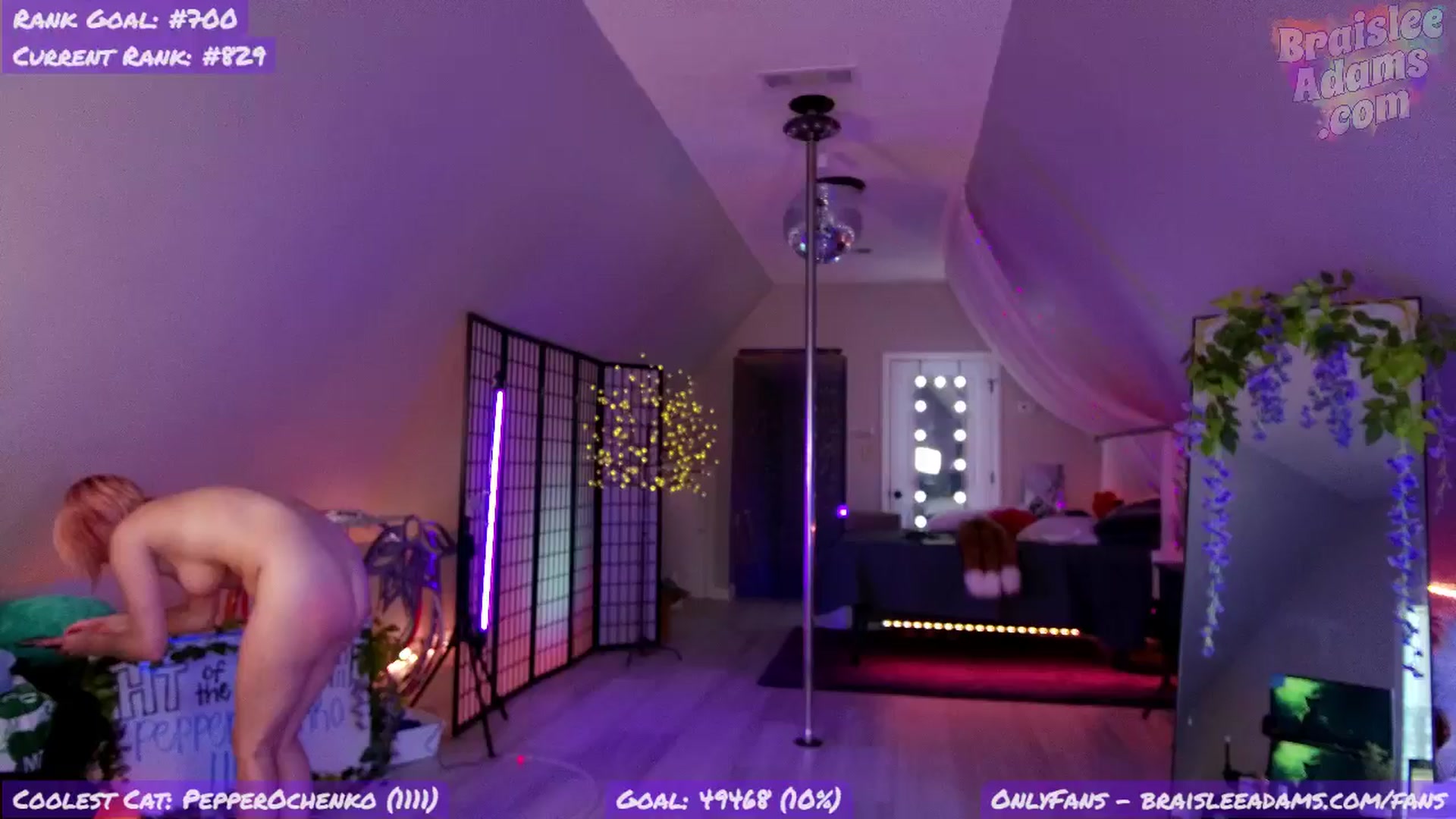 Gallery image thumbnail from BraisleeAdams's myfreecams stream on, 08/25/2024, 24:05 image 7 of 20