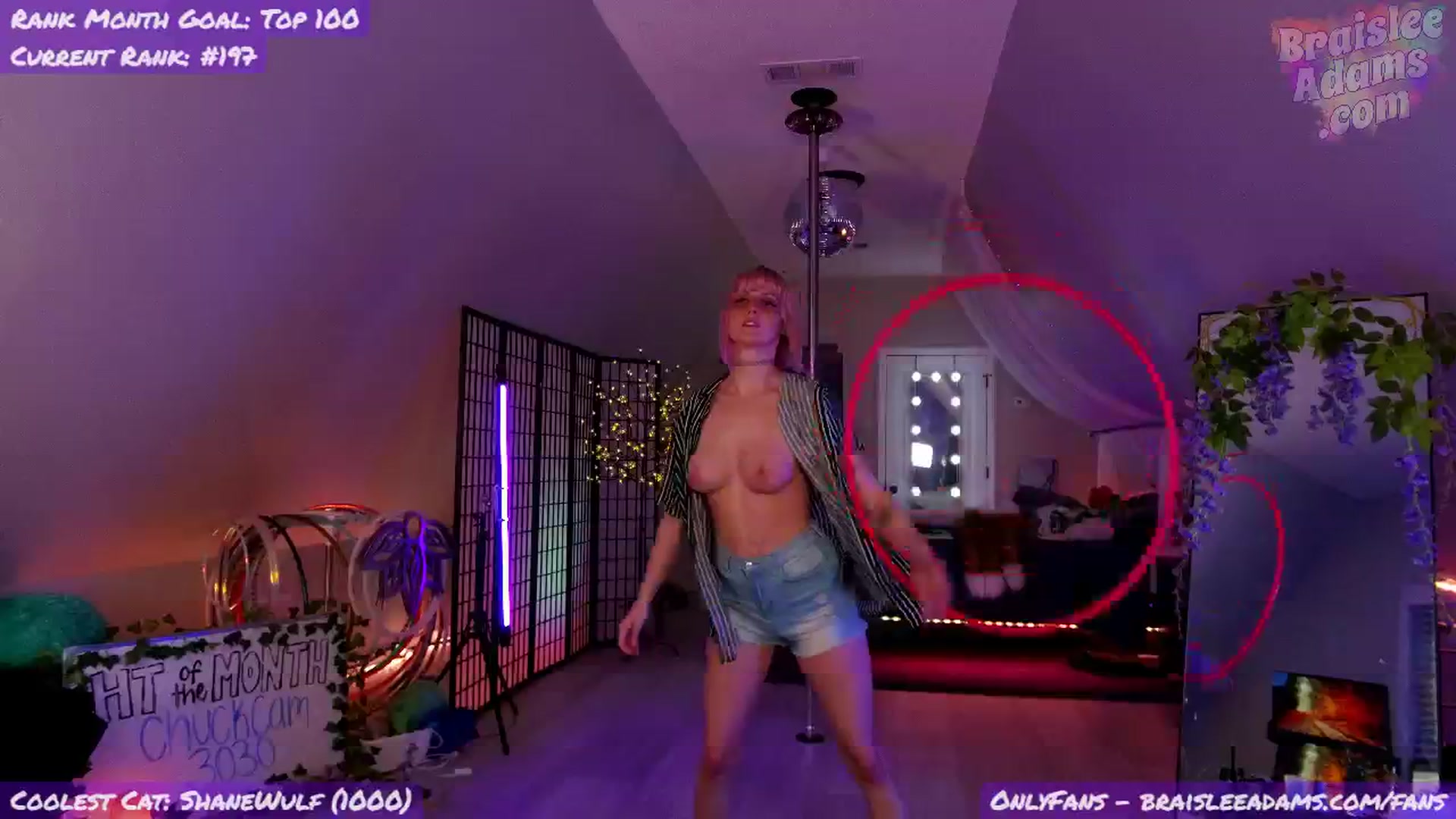 Gallery image thumbnail from BraisleeAdams's myfreecams stream on, 09/25/2024, 04:05 image 7 of 20