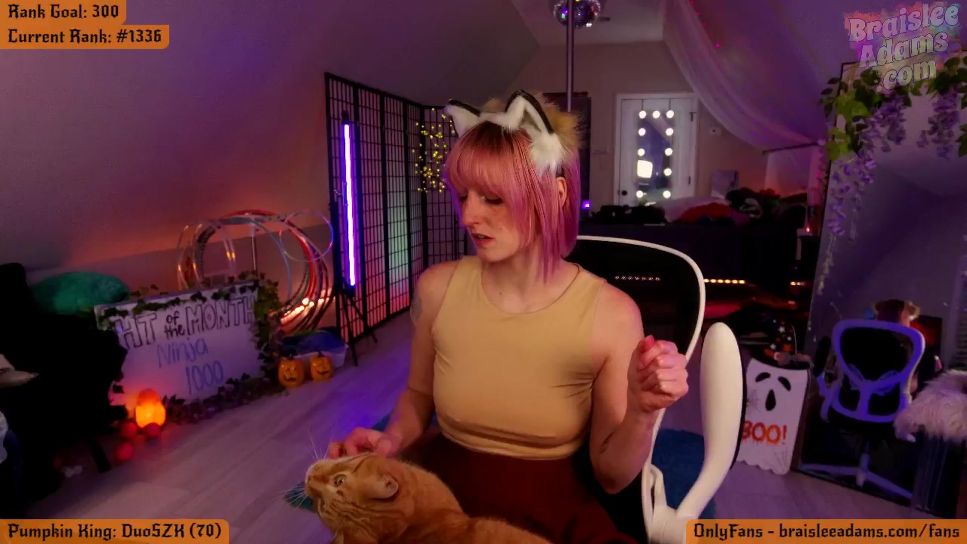 Gallery image thumbnail from BraisleeAdams's myfreecams stream on, 10/16/2024, 05:31 image 6 of 20