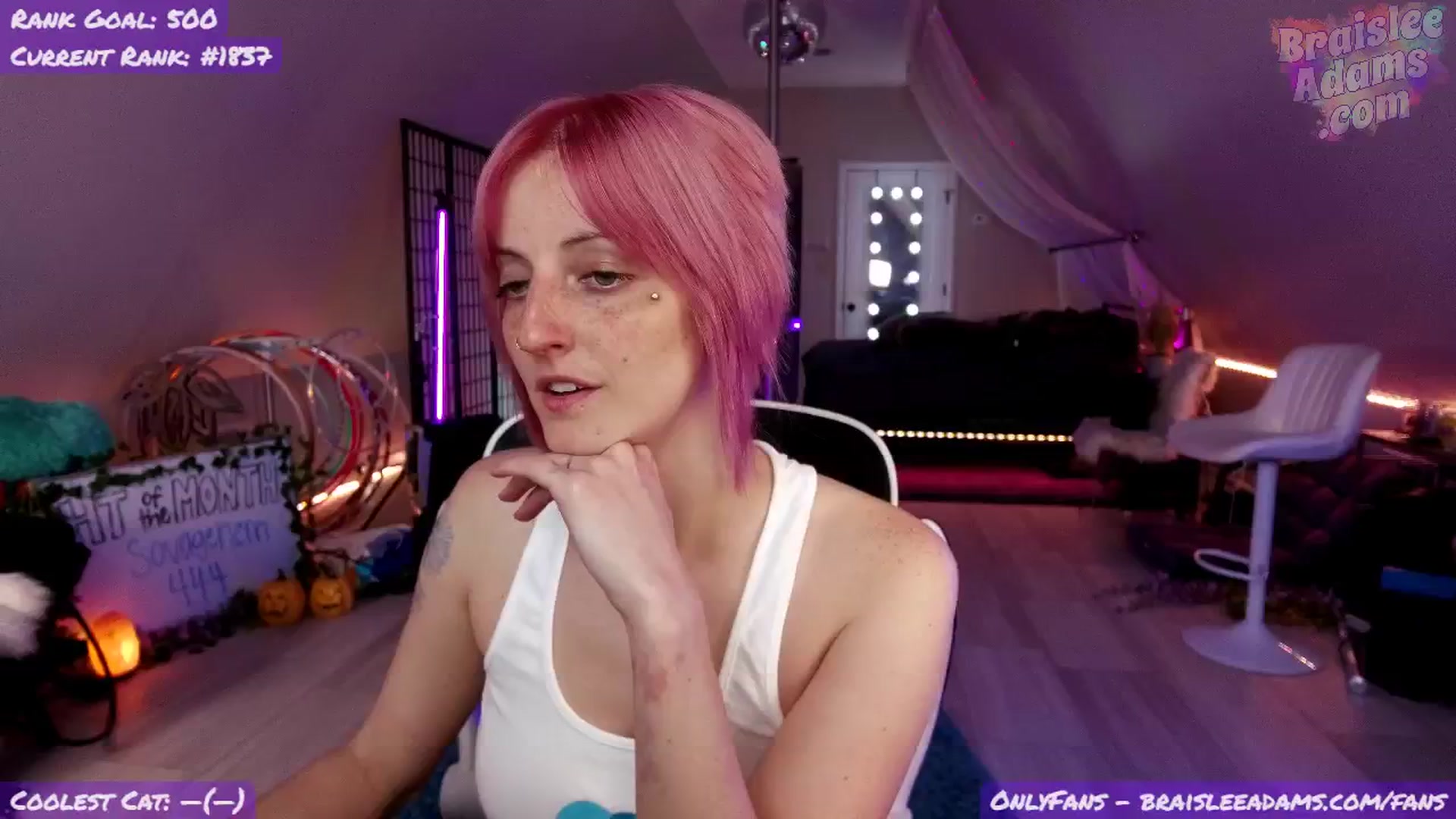 Gallery image thumbnail from BraisleeAdams's myfreecams stream on, 11/03/2024, 23:20 image 2 of 20