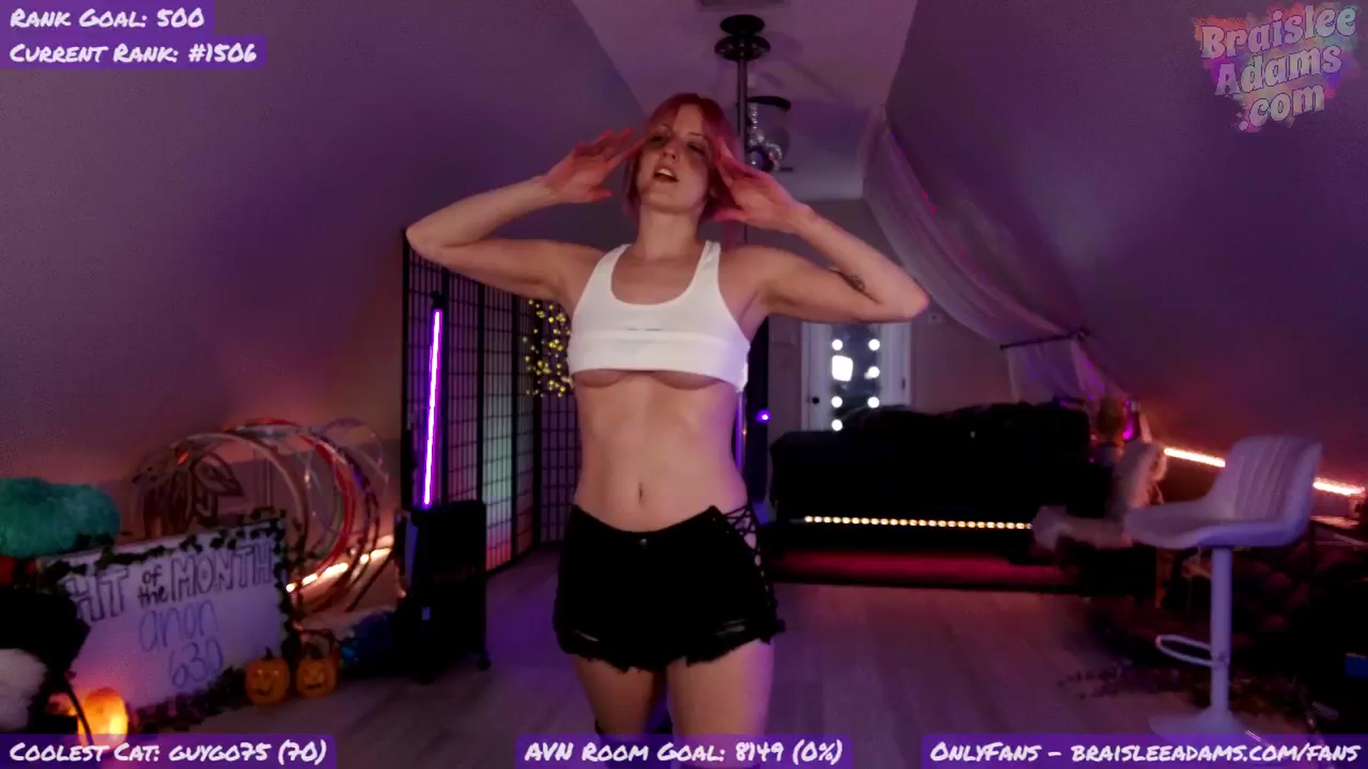 Gallery image thumbnail from BraisleeAdams's myfreecams stream on, 11/03/2024, 23:20 image 16 of 20