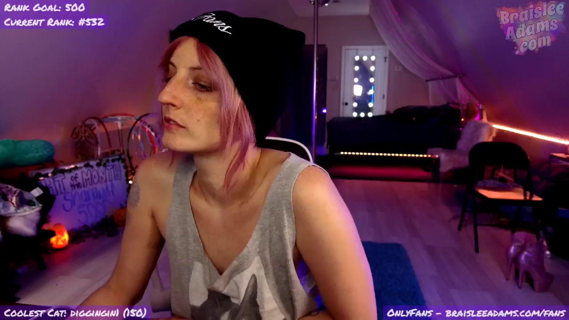 Gallery image thumbnail from BraisleeAdams's myfreecams stream on, 11/11/2024, 04:55 image 7 of 20