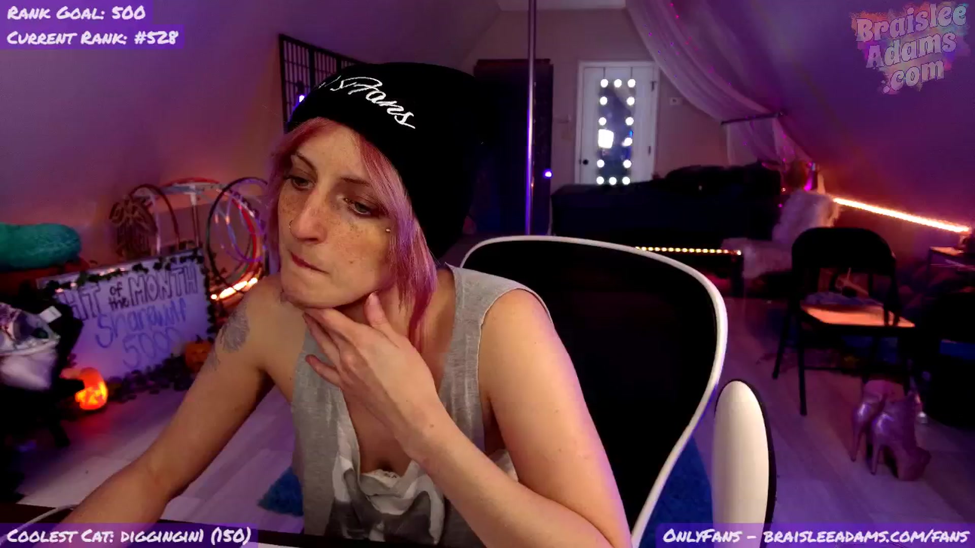 Gallery image thumbnail from BraisleeAdams's myfreecams stream on, 11/11/2024, 04:55 image 8 of 20