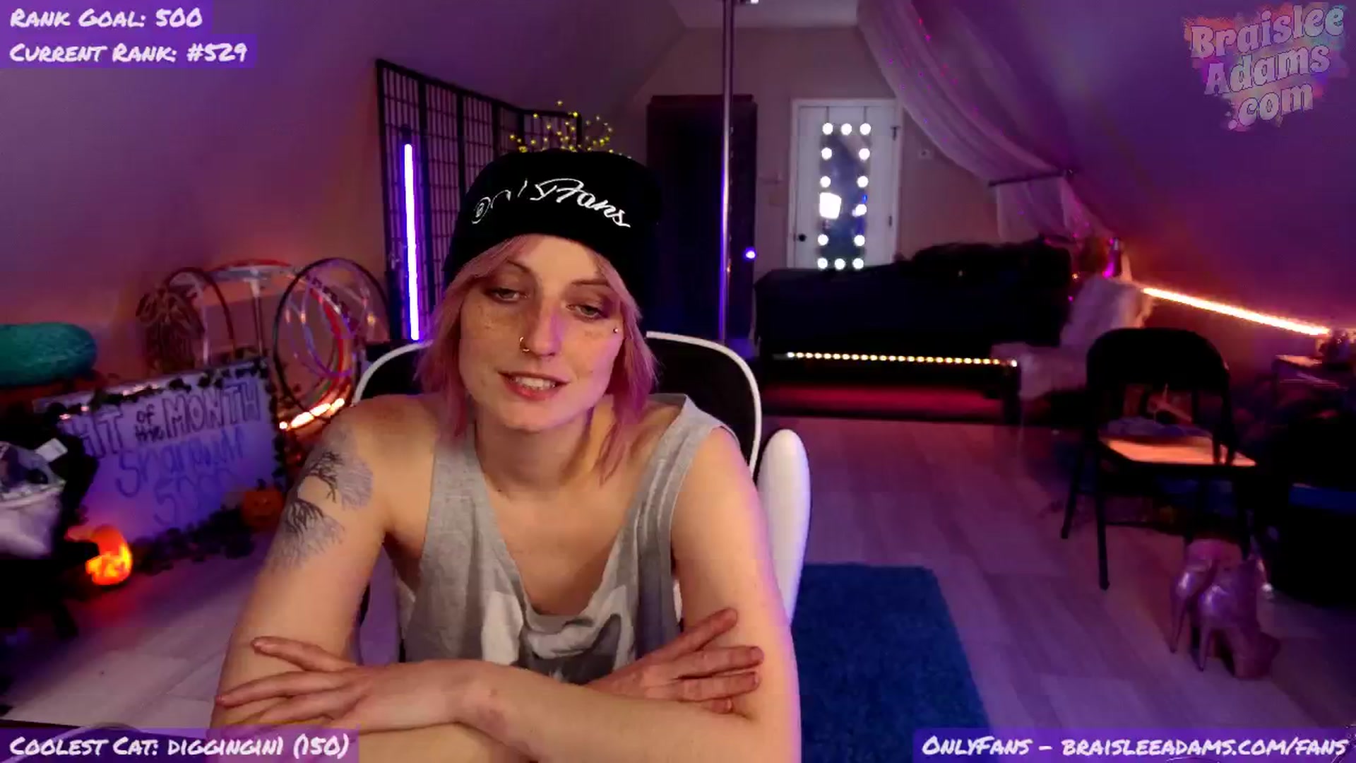 Gallery image thumbnail from BraisleeAdams's myfreecams stream on, 11/11/2024, 04:55 image 10 of 20