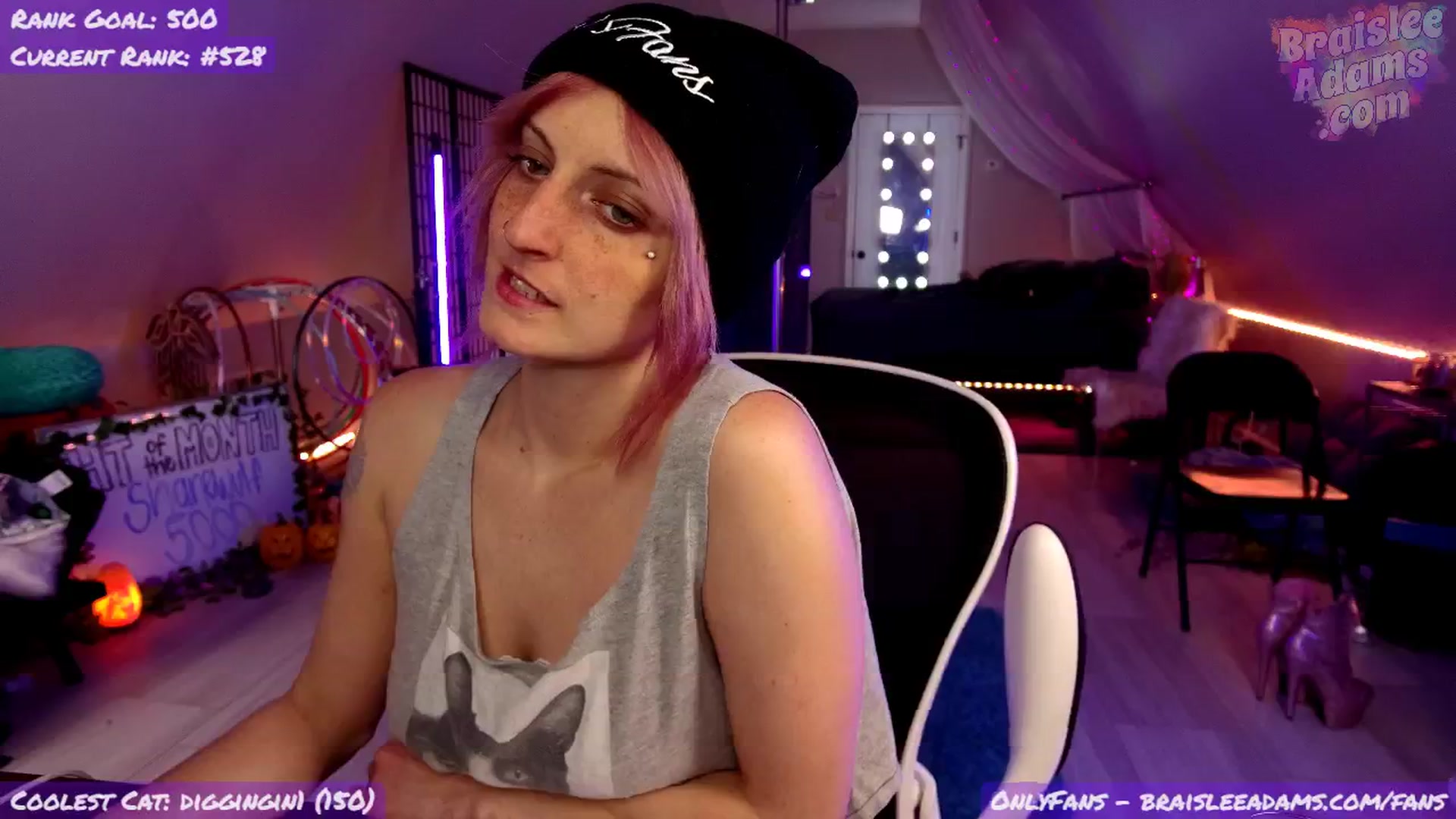 Gallery image thumbnail from BraisleeAdams's myfreecams stream on, 11/11/2024, 04:55 image 9 of 20