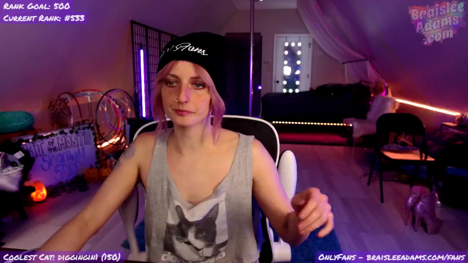 Gallery image thumbnail from BraisleeAdams's myfreecams stream on, 11/11/2024, 04:55 image 13 of 20