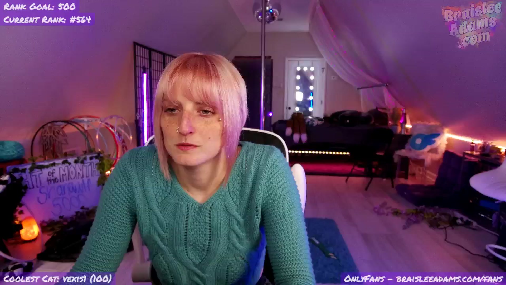 Gallery image thumbnail from BraisleeAdams's myfreecams stream on, 11/20/2024, 05:48 image 17 of 20
