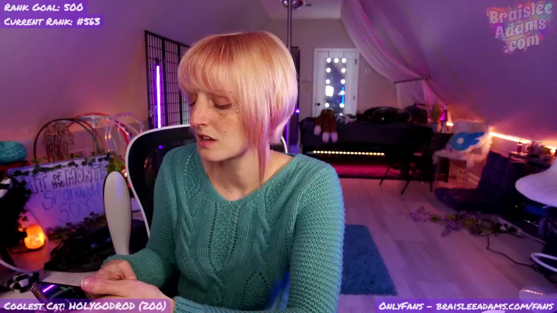 Gallery image thumbnail from BraisleeAdams's myfreecams stream on, 11/20/2024, 05:48 image 19 of 20
