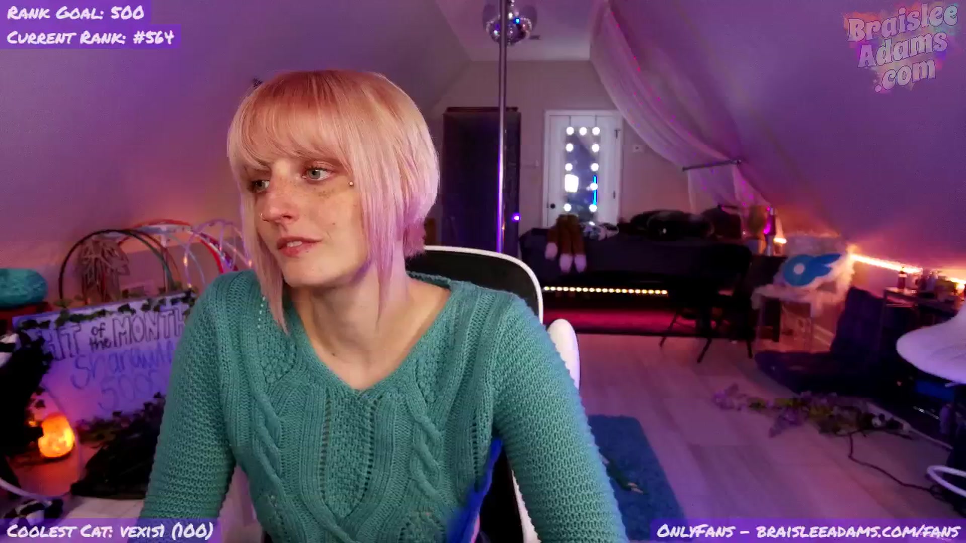 Gallery image thumbnail from BraisleeAdams's myfreecams stream on, 11/20/2024, 05:48 image 18 of 20
