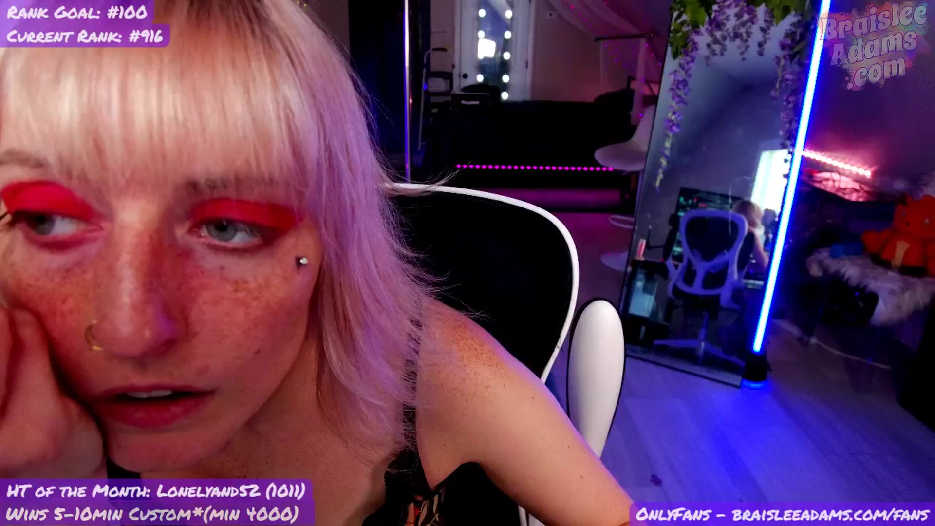 Gallery image thumbnail from BraisleeAdams's myfreecams stream on, 07/10/2025, 21:18 image 17 of 20