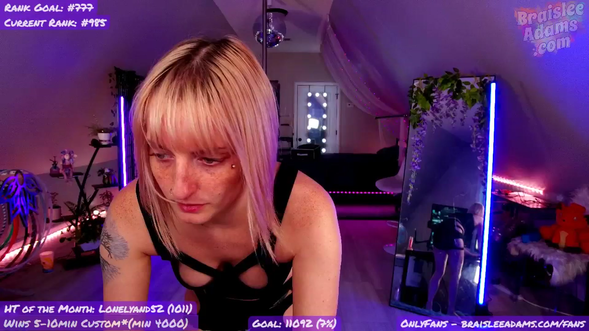 Gallery image thumbnail from BraisleeAdams's myfreecams stream on, 07/12/2025, 01:18 image 17 of 20