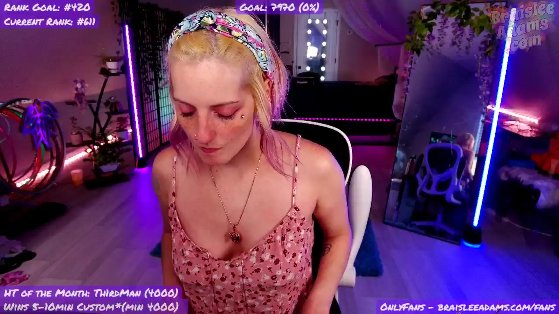 Gallery image thumbnail from BraisleeAdams's myfreecams stream on, 07/30/2025, 01:09 image 2 of 20