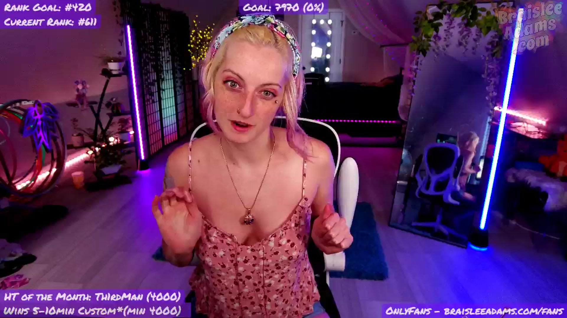 Gallery image thumbnail from BraisleeAdams's myfreecams stream on, 07/30/2025, 01:09 image 5 of 20
