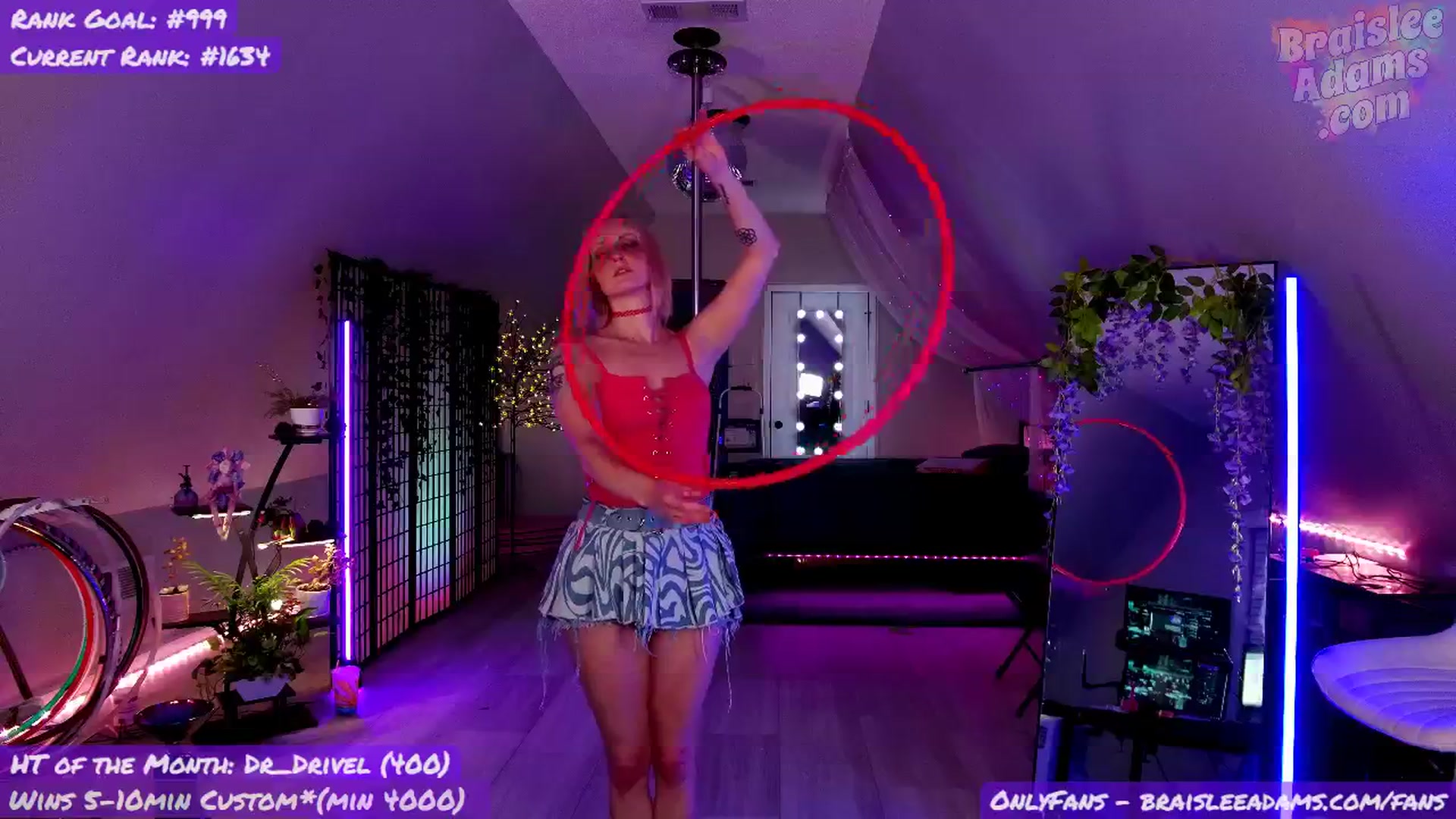 Gallery image thumbnail from BraisleeAdams's myfreecams stream on, 09/10/2025, 04:15 image 6 of 20