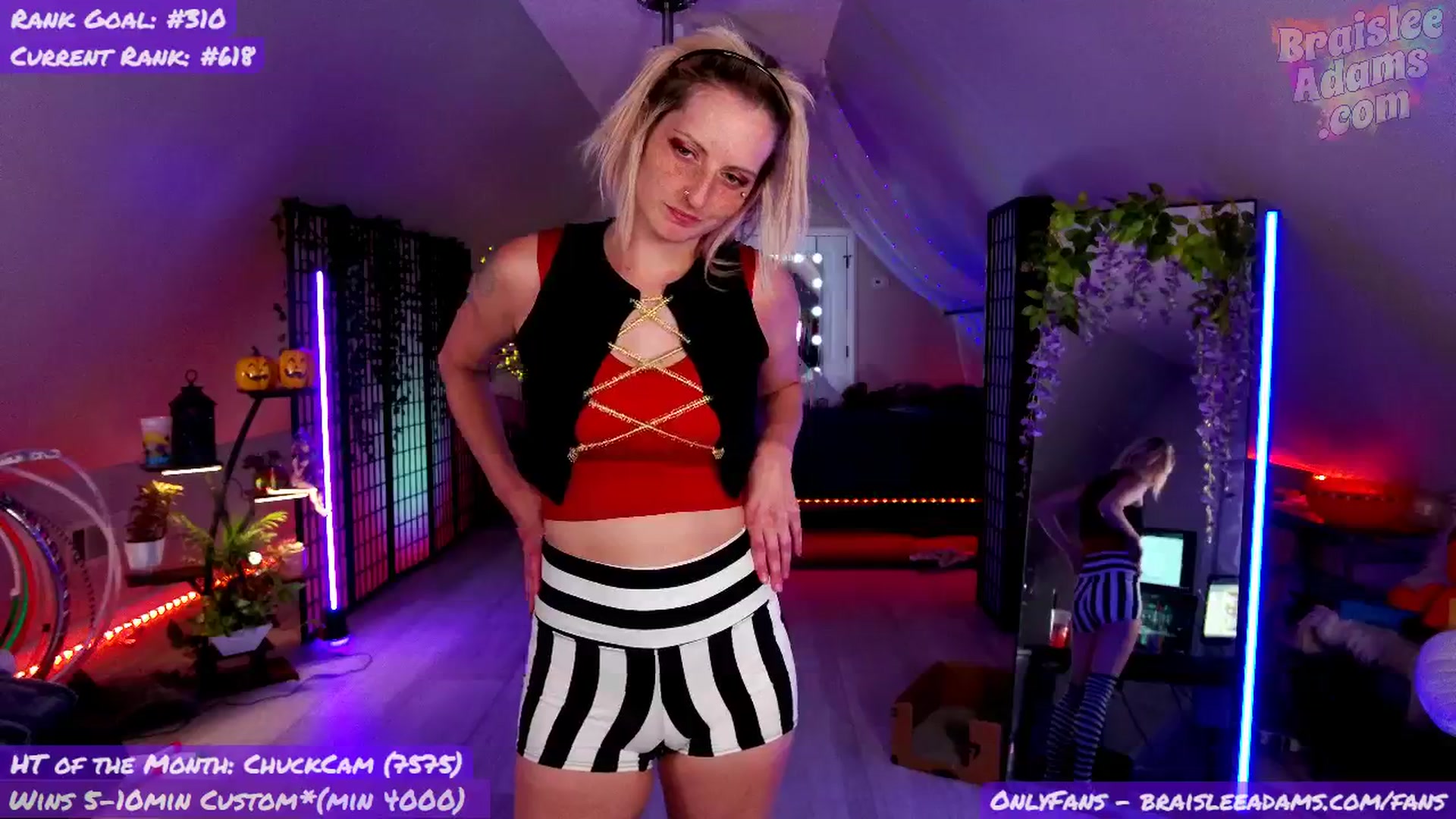 Gallery image thumbnail from BraisleeAdams's myfreecams stream on, 10/19/2025, 03:38 image 13 of 20