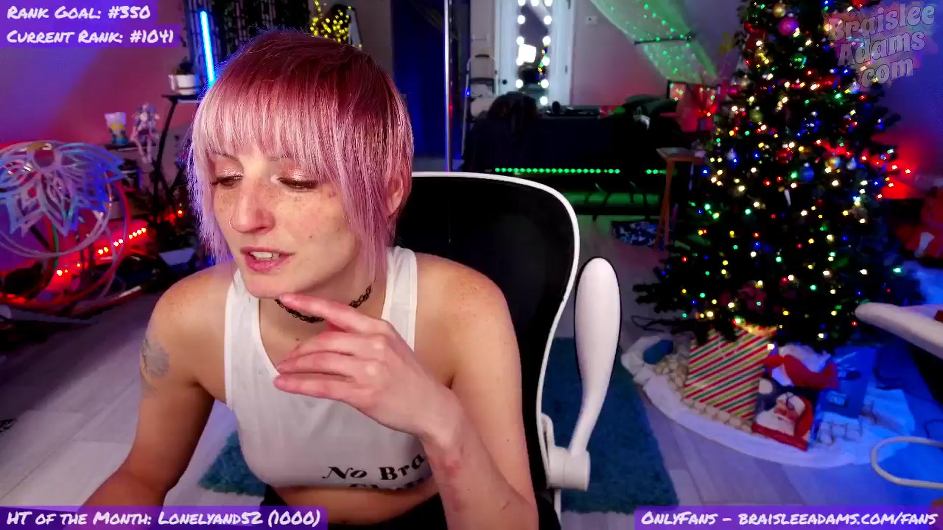 Gallery image thumbnail from BraisleeAdams's myfreecams stream on, 12/24/2025, 04:21 image 1 of 20