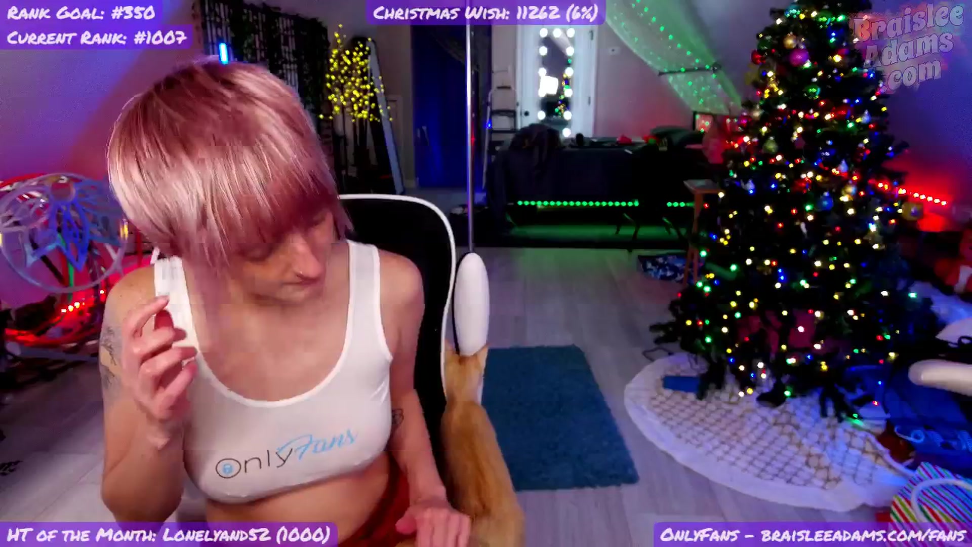 Gallery image thumbnail from BraisleeAdams's myfreecams stream on, 12/25/2025, 02:35 image 7 of 20