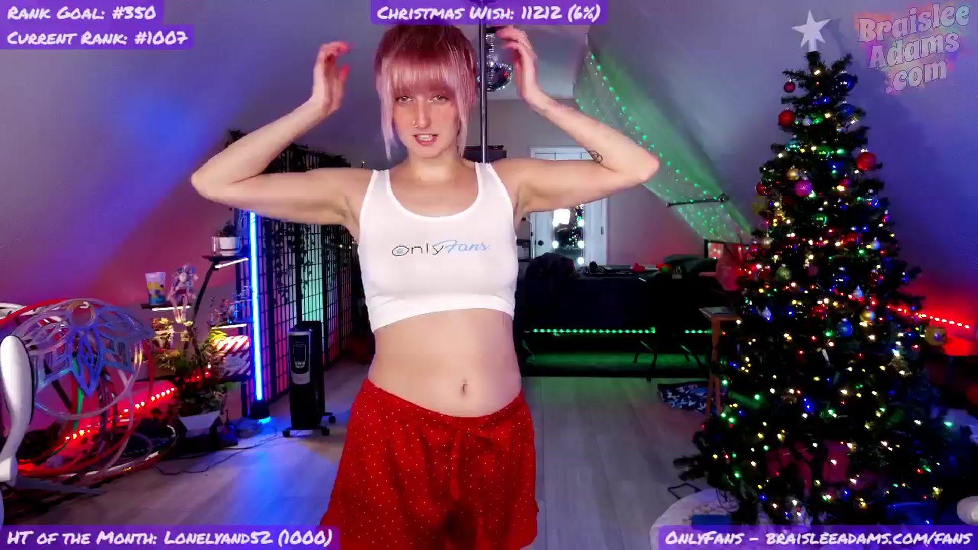 Gallery image thumbnail from BraisleeAdams's myfreecams stream on, 12/25/2025, 02:35 image 10 of 20
