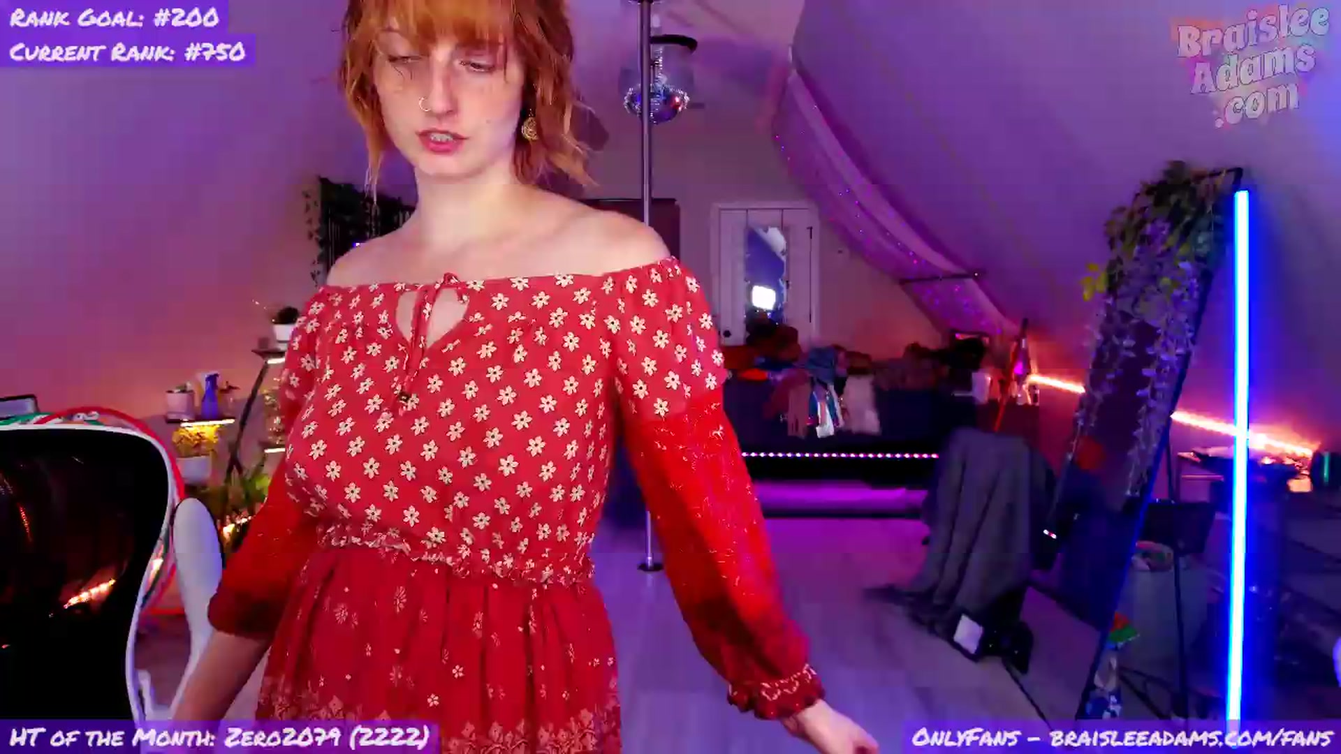 Gallery image thumbnail from BraisleeAdams's myfreecams stream on, 05/10/2026, 05:52 image 1 of 20