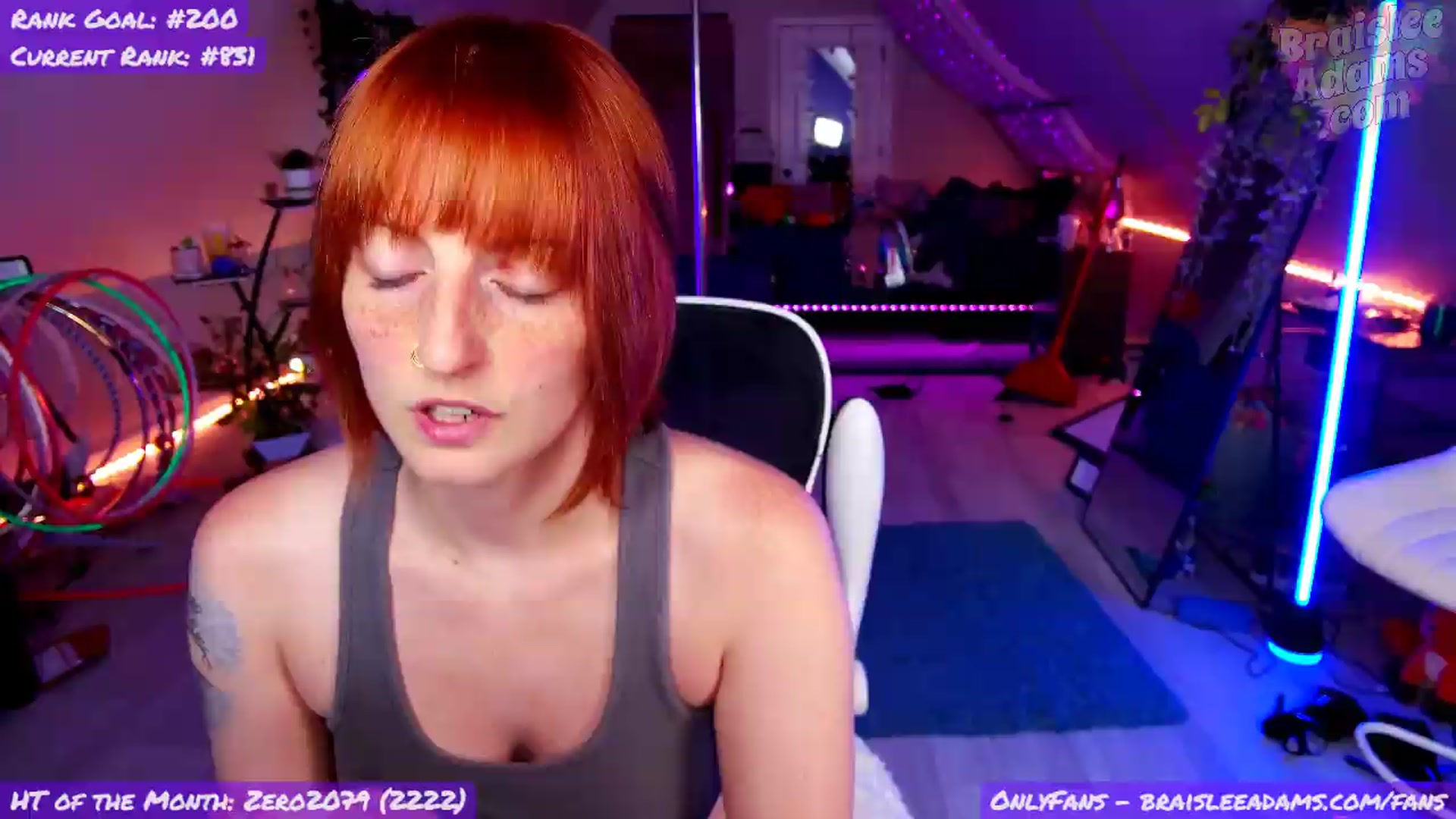 Gallery image thumbnail from BraisleeAdams's myfreecams stream on, 05/15/2026, 24:29 image 5 of 20