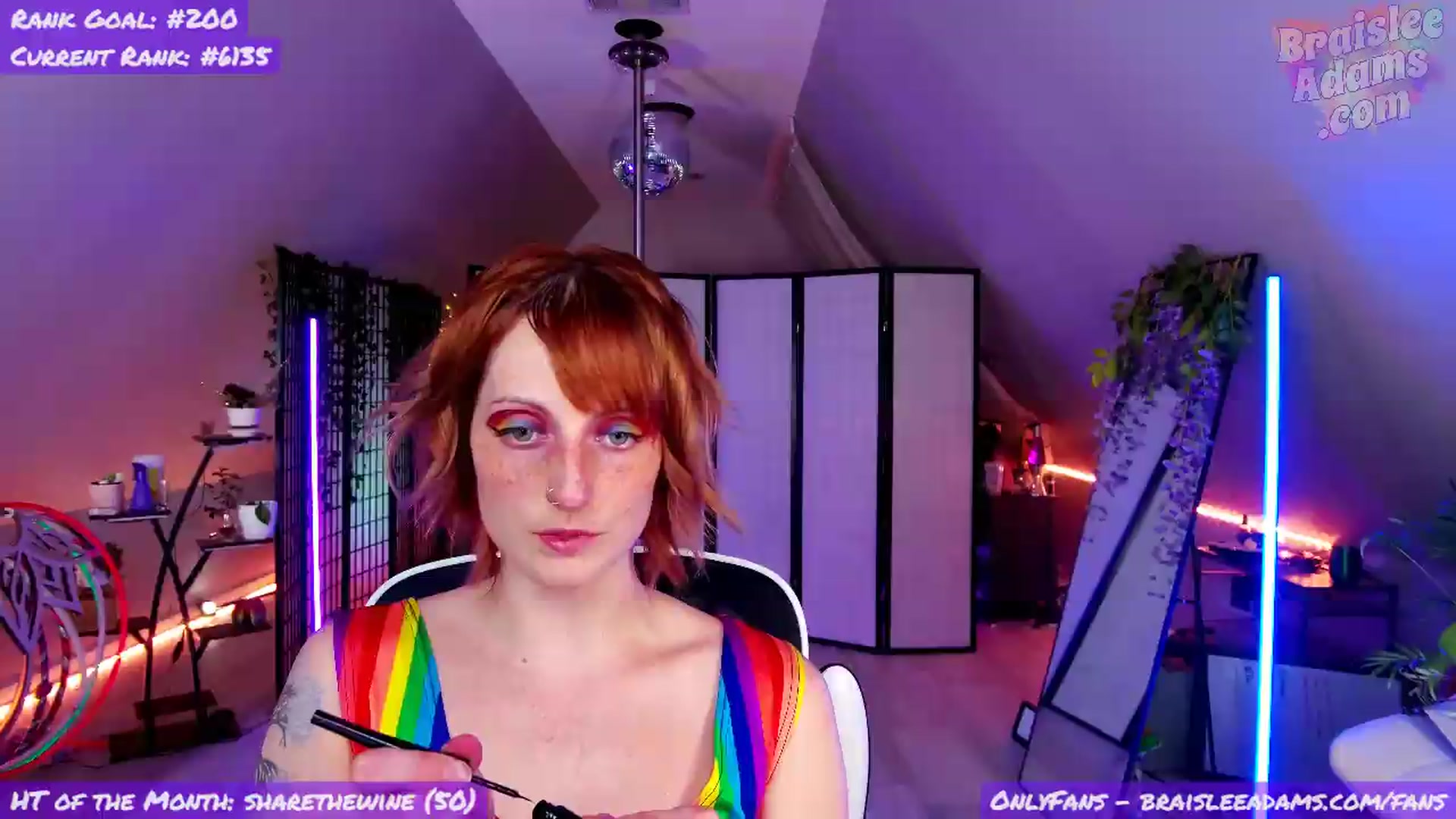 Gallery image thumbnail from BraisleeAdams's myfreecams stream on, 06/05/2026, 24:01 image 4 of 20